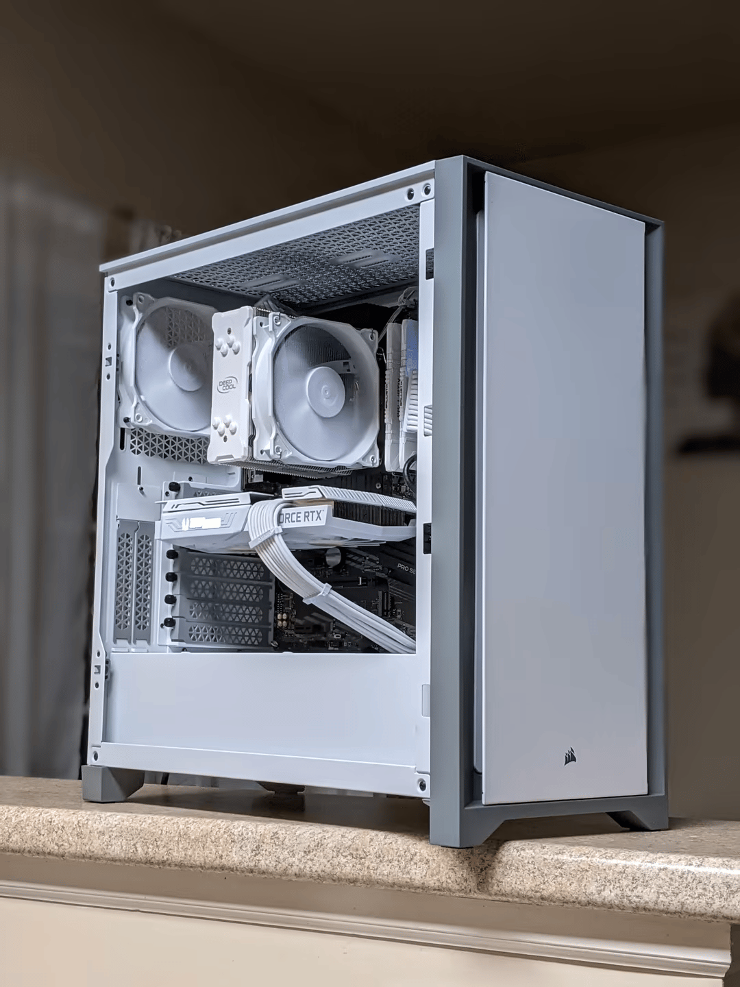 White High End AMD Gaming PC Ryzen 5 3600 -  RTX 3060