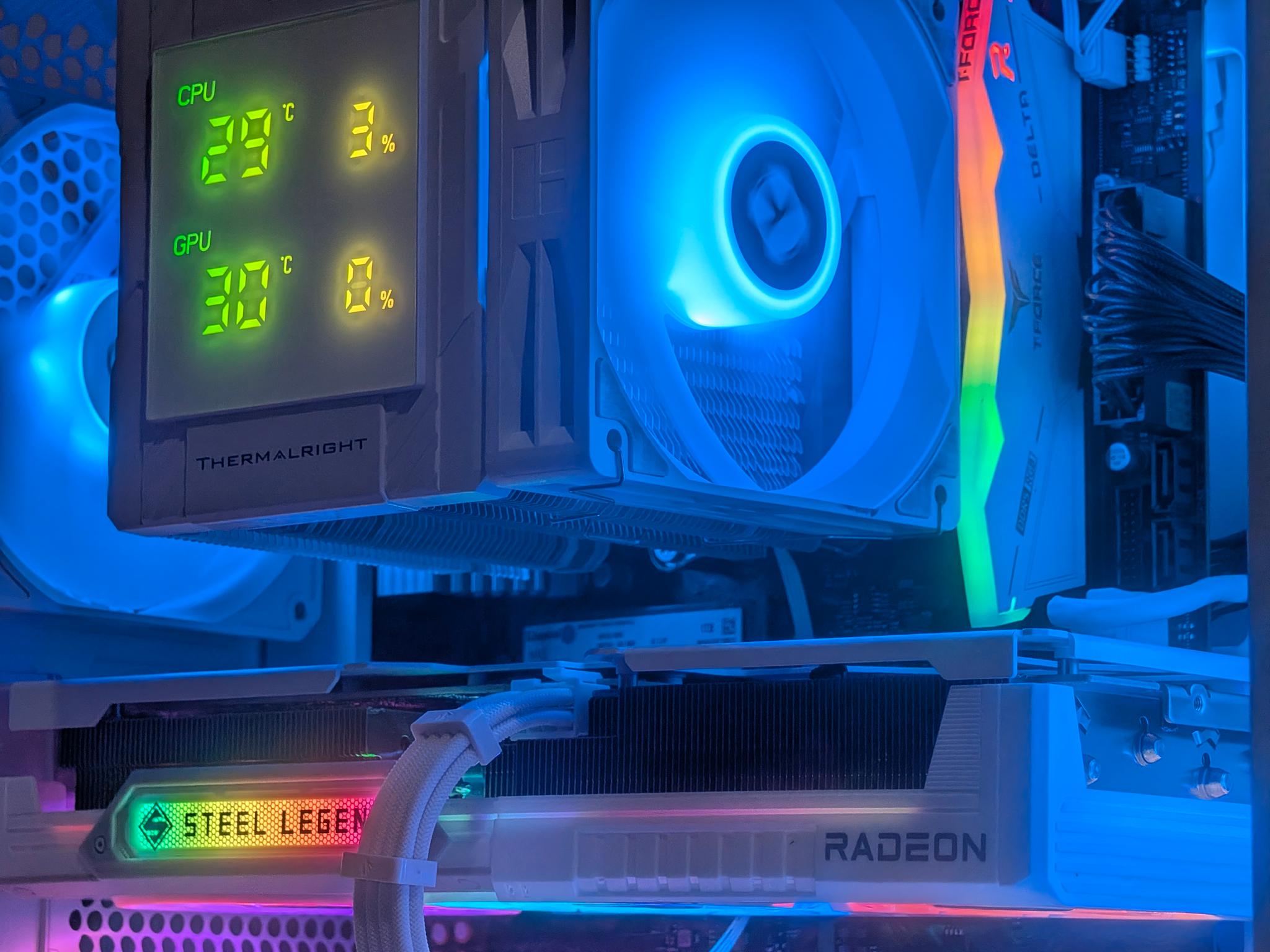 🌈🤍Ryzen 5 7600x | RX 9060XT 8GB | 16GB DDR5 | 1TB SSD | Gaming PC🤍🌈