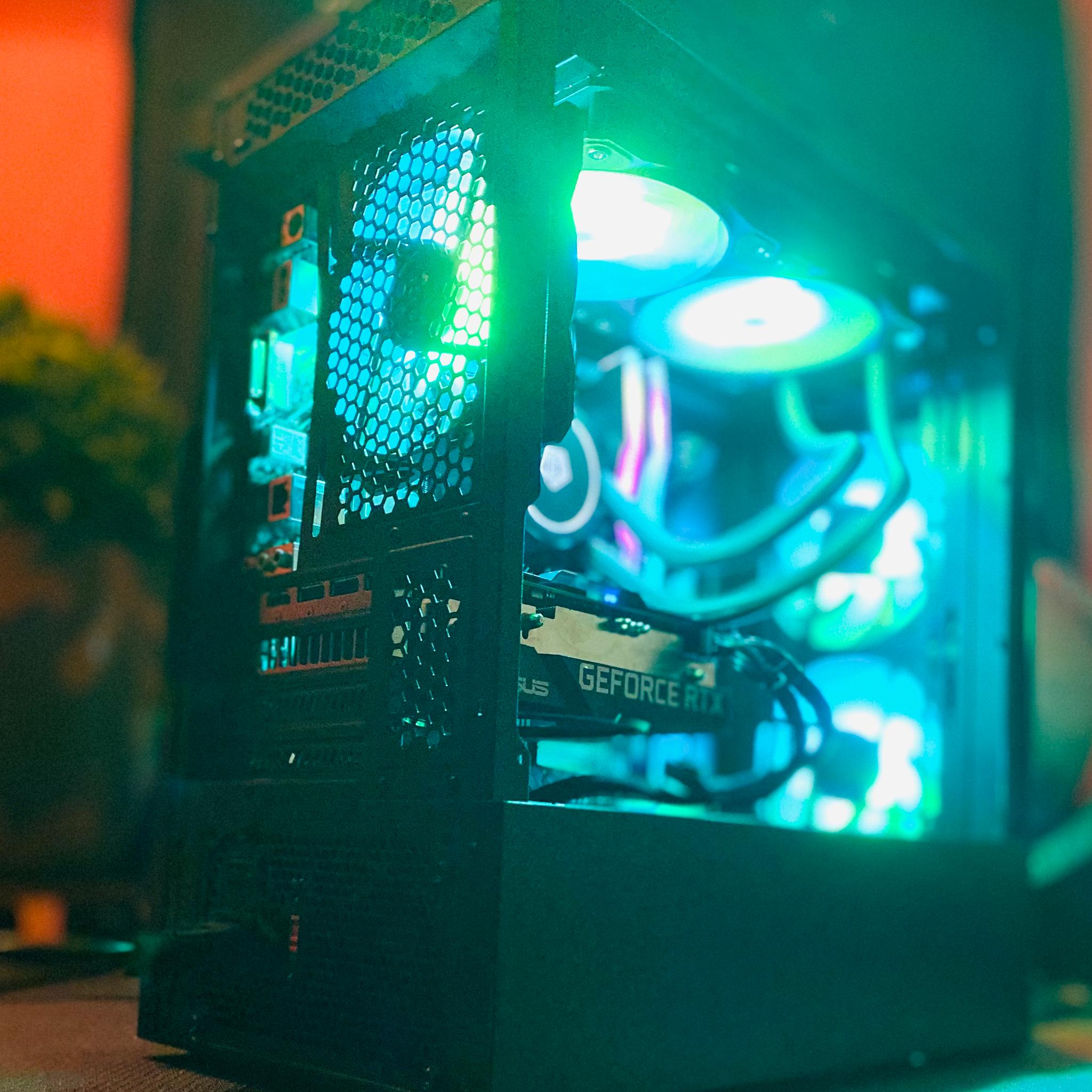 “Dark Comet” Intel 10105F (Comet ☄️ Lake)| RTX 3050| 16GB TFoRce RGB DDR4| NVMe/SSD=1TB | Windows 11