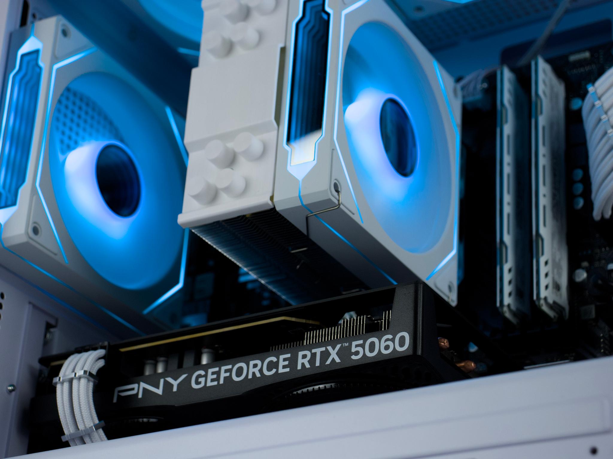 🧊❄️🧊 White Gaming PC – RTX 5060, Ryzen 5 5500, 16GB RAM, 1TB SSD - WiFi 🧊❄️🧊