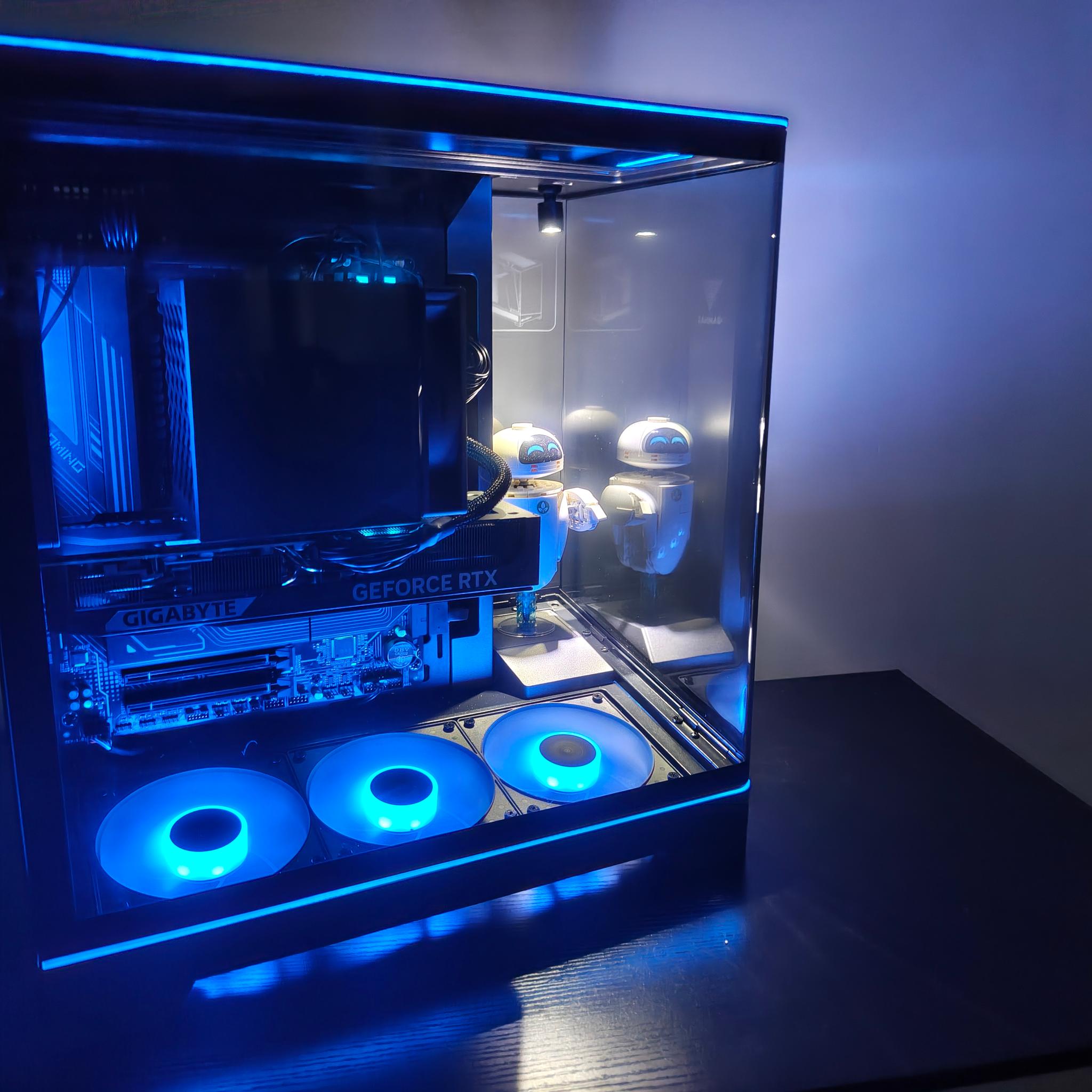 THE STAGE, custom 4k high end RTX 5070 Gaming pc with 32 gb of ddr5 ram!