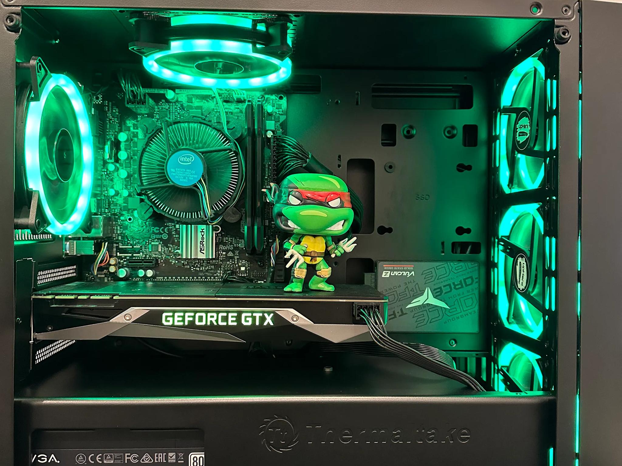 🐢🍕Raphael🍕🐢 ||Gaming and Streaming PC-Nvidia GTX 980 4GB-Intel i3 10100F-16GB DDR4 RAM-512GB SSD