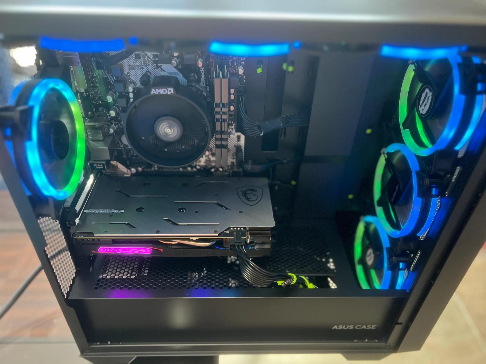 GTX 1660 | Ryzen 5 3600 | 16GB DDR4 | 120GB SSD | Asus Micro ATX Case | B450M | RGB Gaming PC 1080P