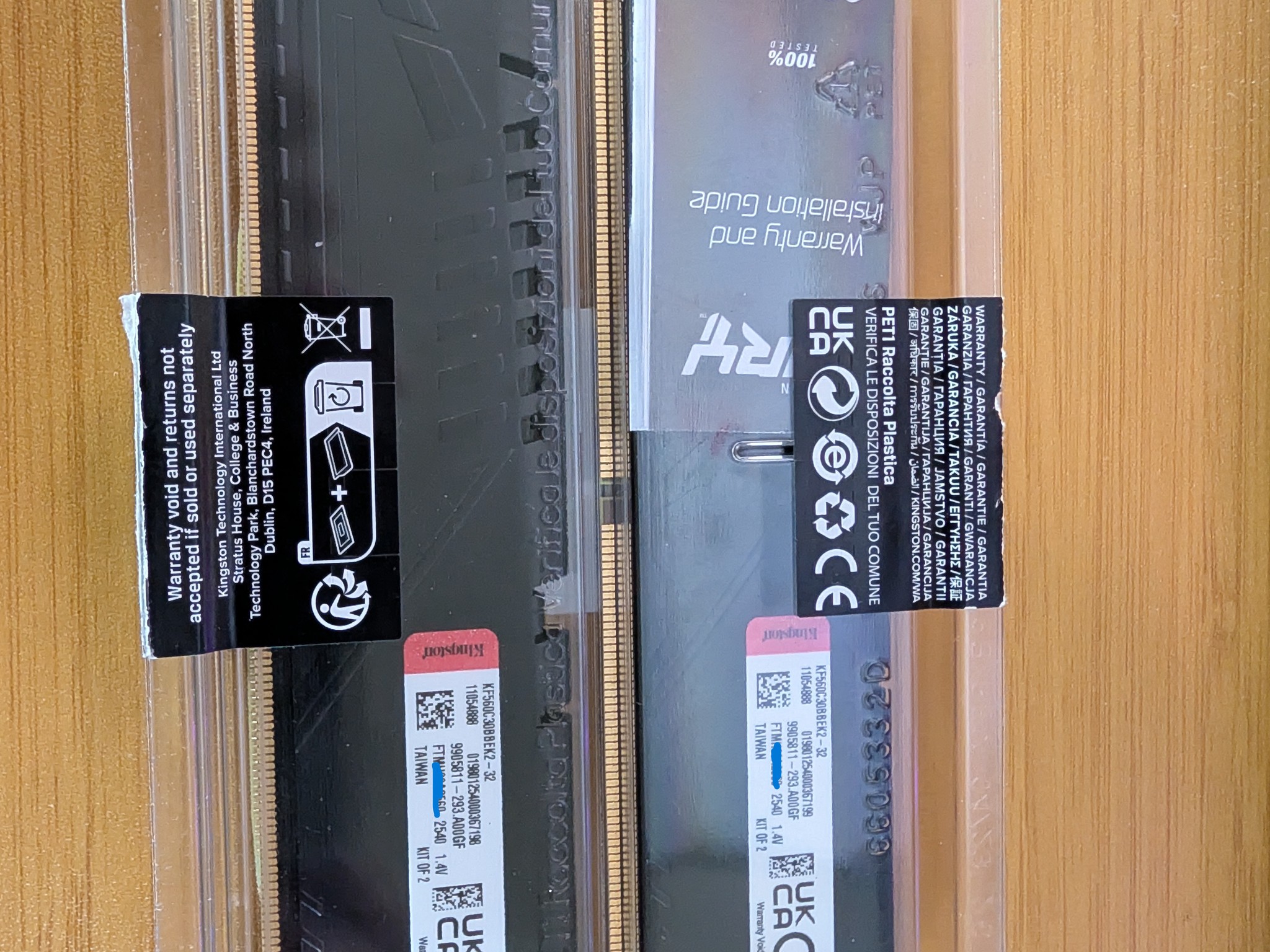 Kingston FURY Beast DDR5 32GB (2x16GB) 6000MT/s CL30-NEW OPEN BOX