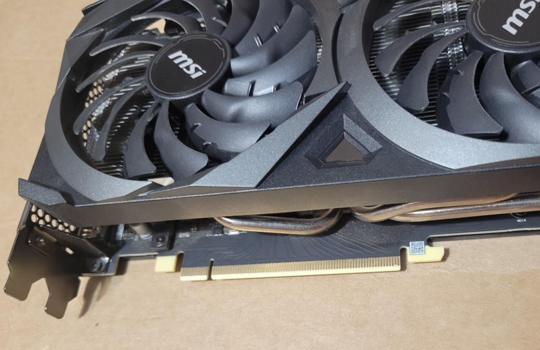 3070 MSI Ventus 2X 8GB GPU 2 fan