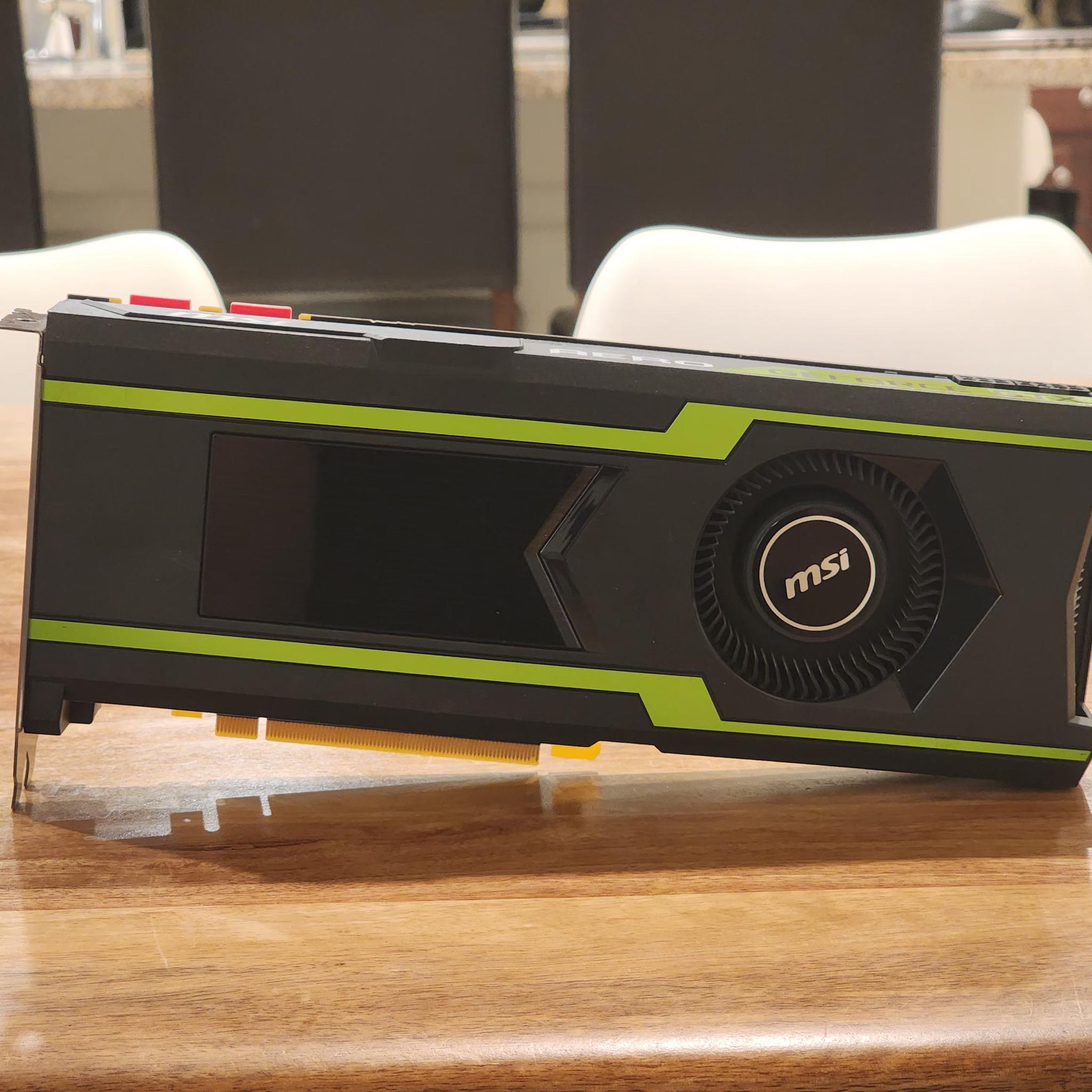 MSI GeForce GTX 1080 Ti AERO OC 11GB 352-Bit GDDR5X