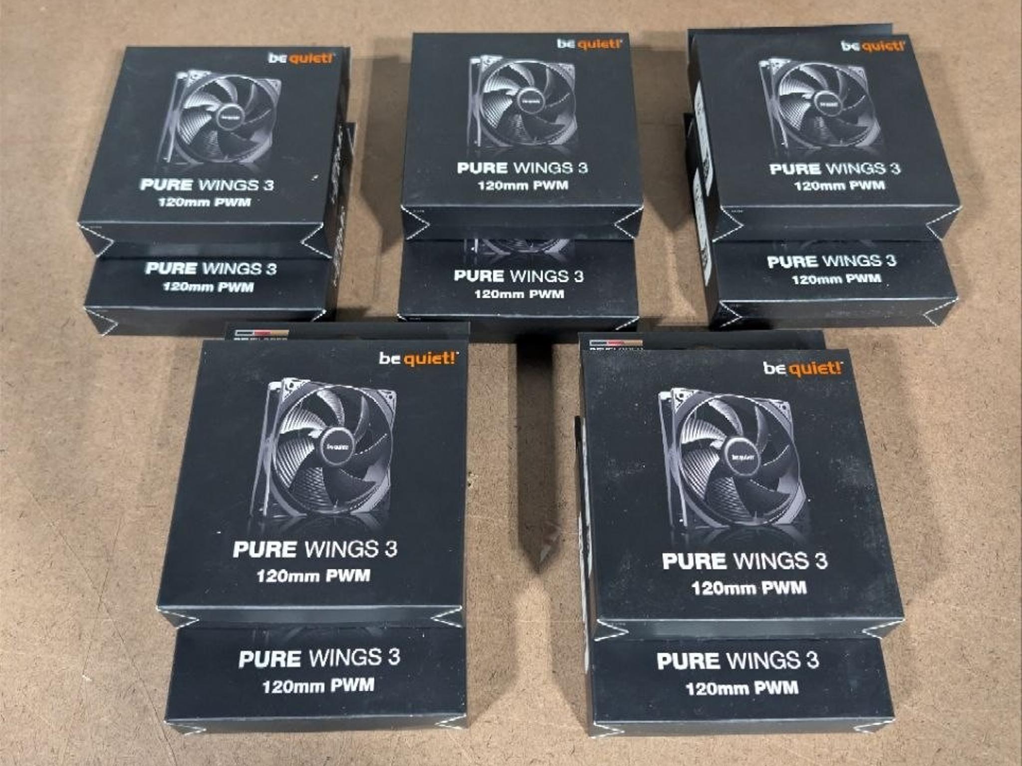 Pure Wings 3 | 120mm PWM Case Fan | High Performance Cooling Fan (2 Pack)