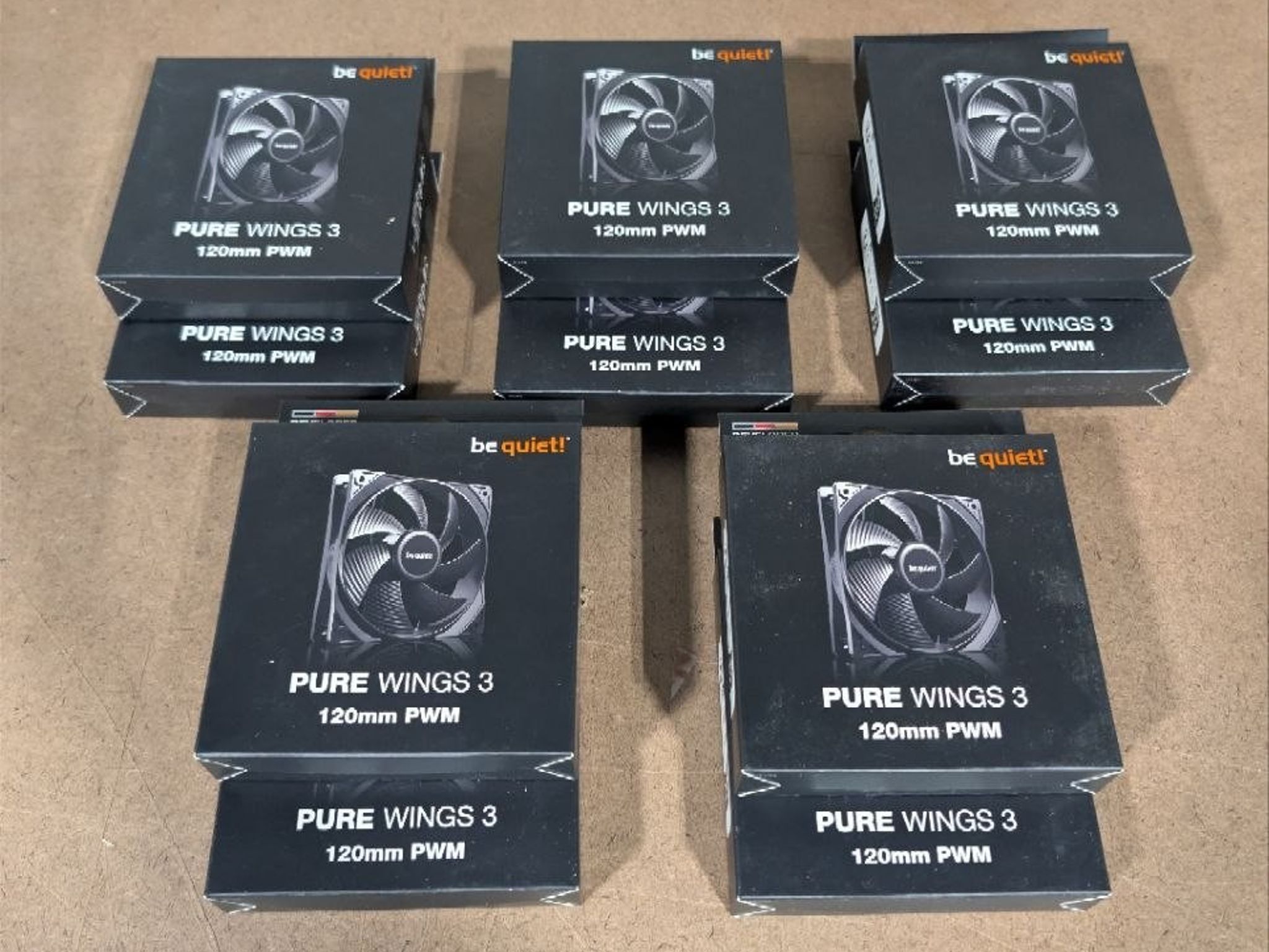 Pure Wings 3 | 120mm PWM Case Fan | High Performance Cooling Fan (2 Pack)
