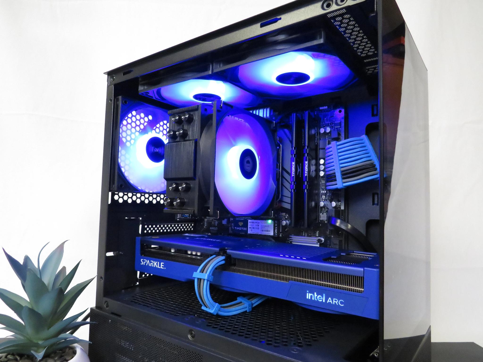 Ultimate Battlemage Gaming all new parts: Ryzen 5 5600 + Intel Arc B580 + 16 GB DDR4 + 1 TB NVME SSD