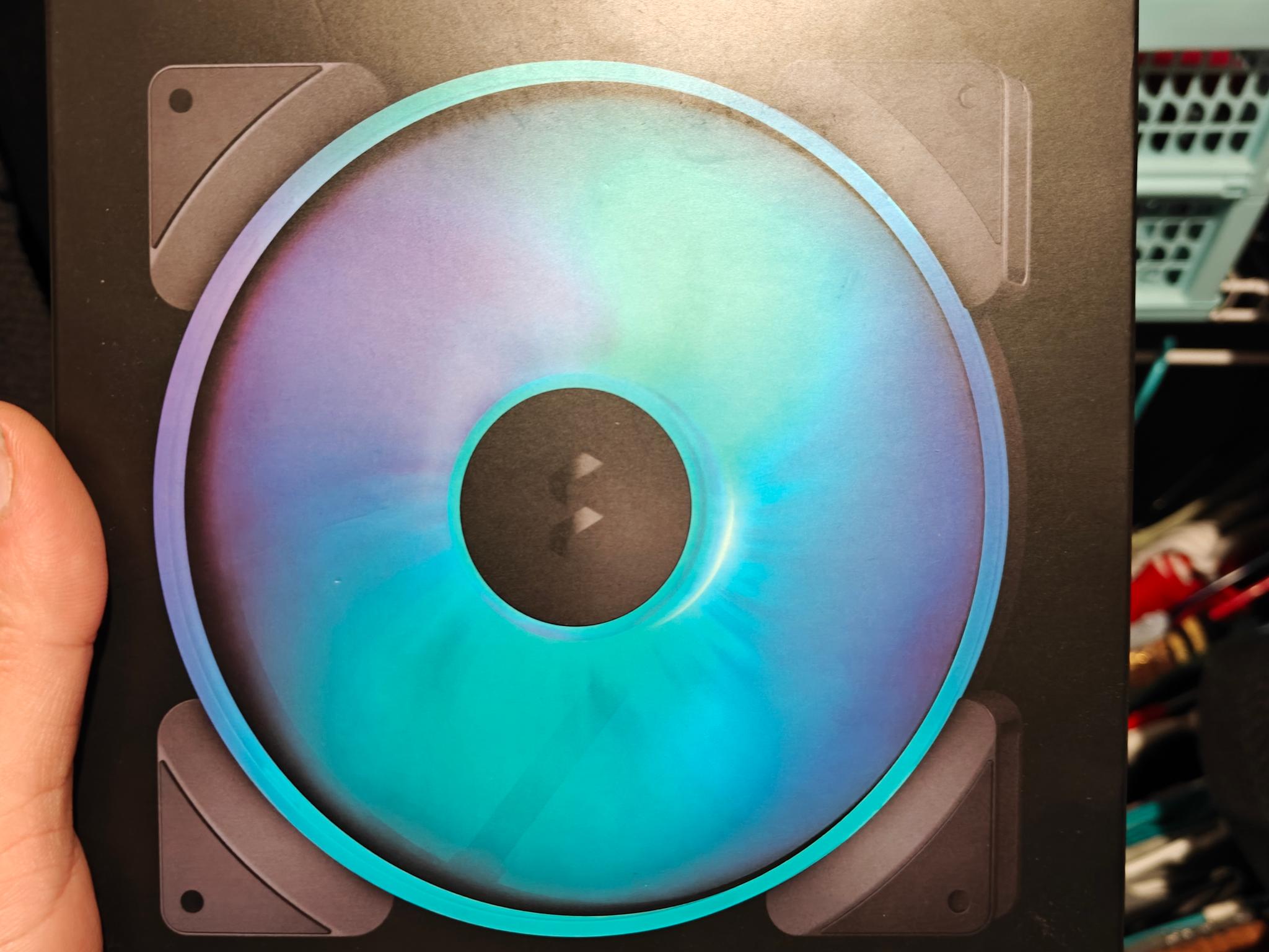 2 pack prisma al 18 180mm RGB fan