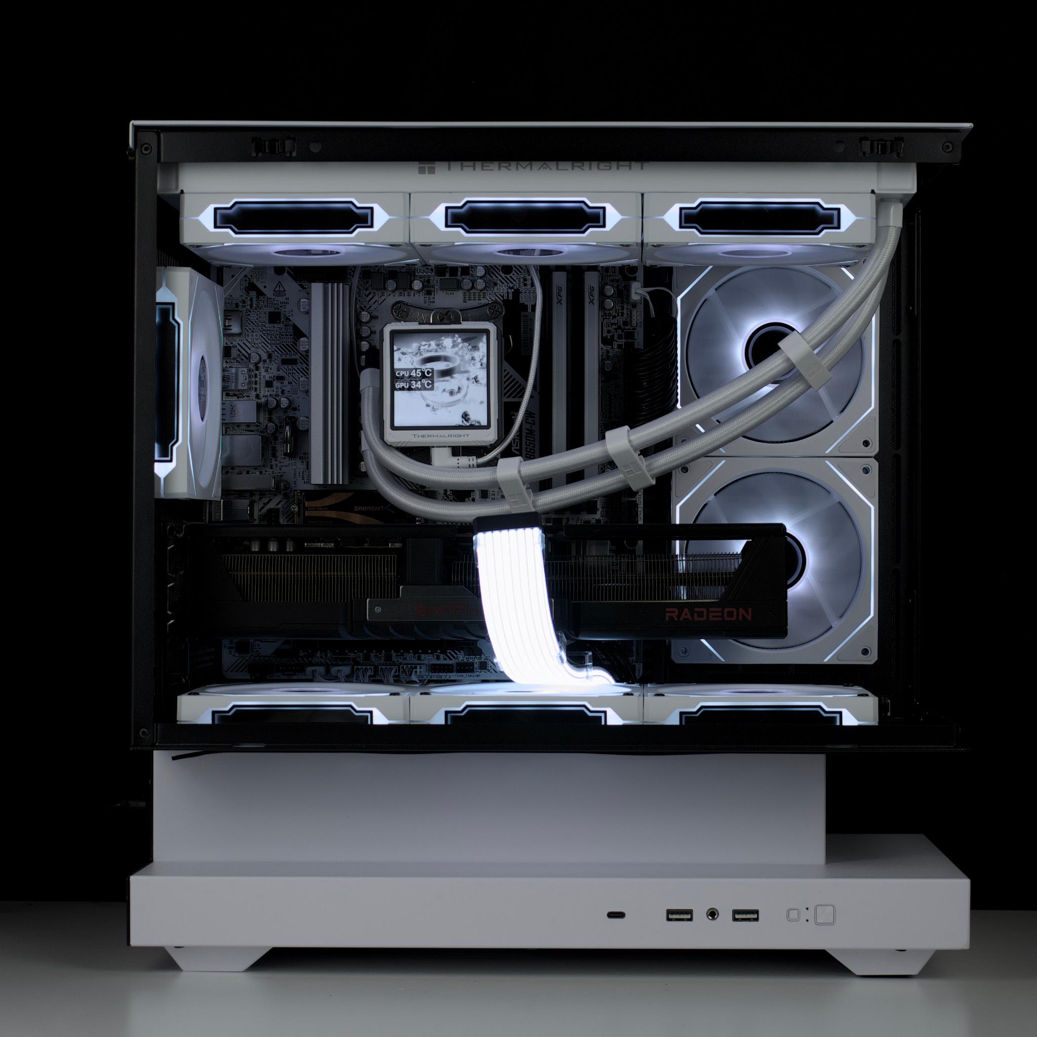 🧊⚡🗡️Panda - 1440P Gaming PC | RX 9070 XT, Ryzen 9 7900X3D, 32GB RAM, 2TB SSD | LCD Screen 🗡️⚡🧊