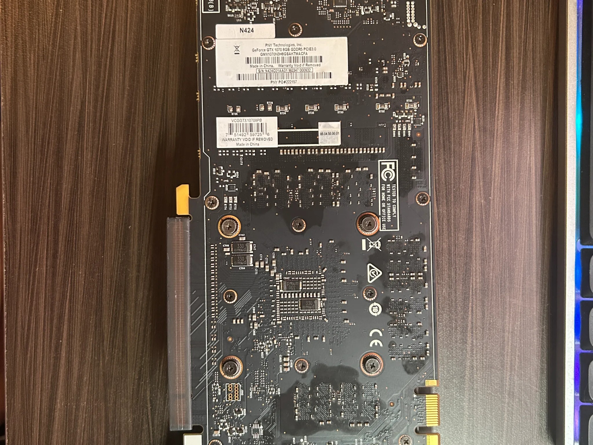 PNY 1070 GTX NVIDIA GAMING GPU - 8GB - GDDR5