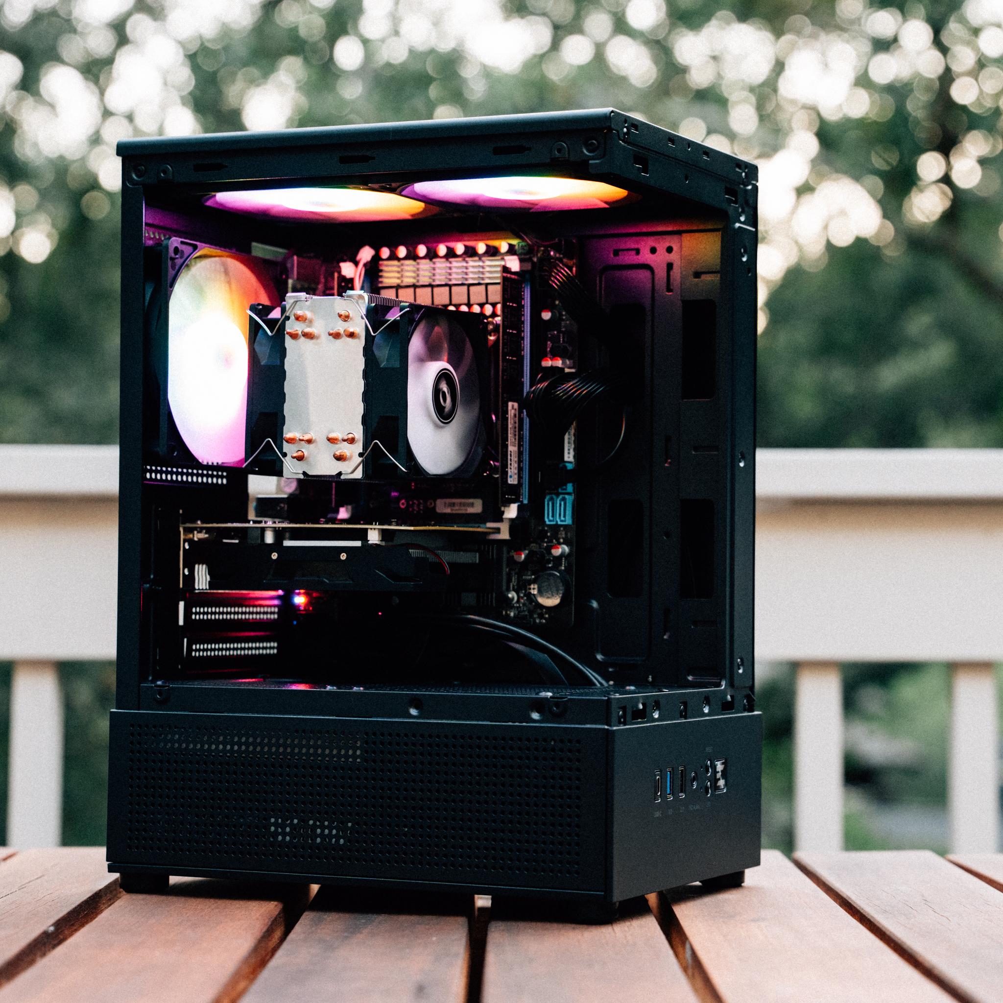 🔥 Budget RGB Gaming PC – Windows 10 Pro | Xeon E5 | 16GB RAM | RX 550 | 240GB SSD 🚀