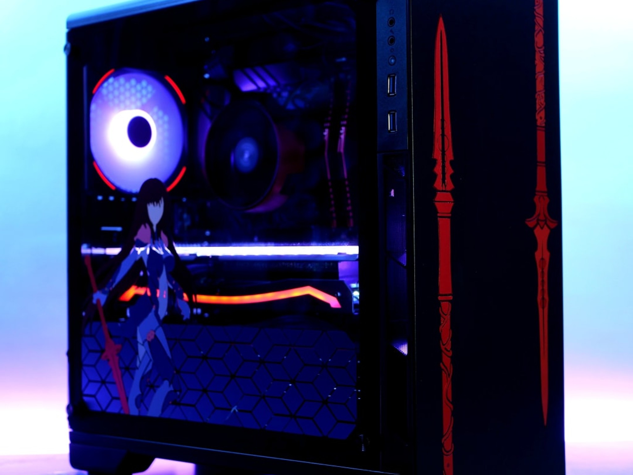 Scathach | RTX 3060, Ryzen 5 5500 FGO theme pc build