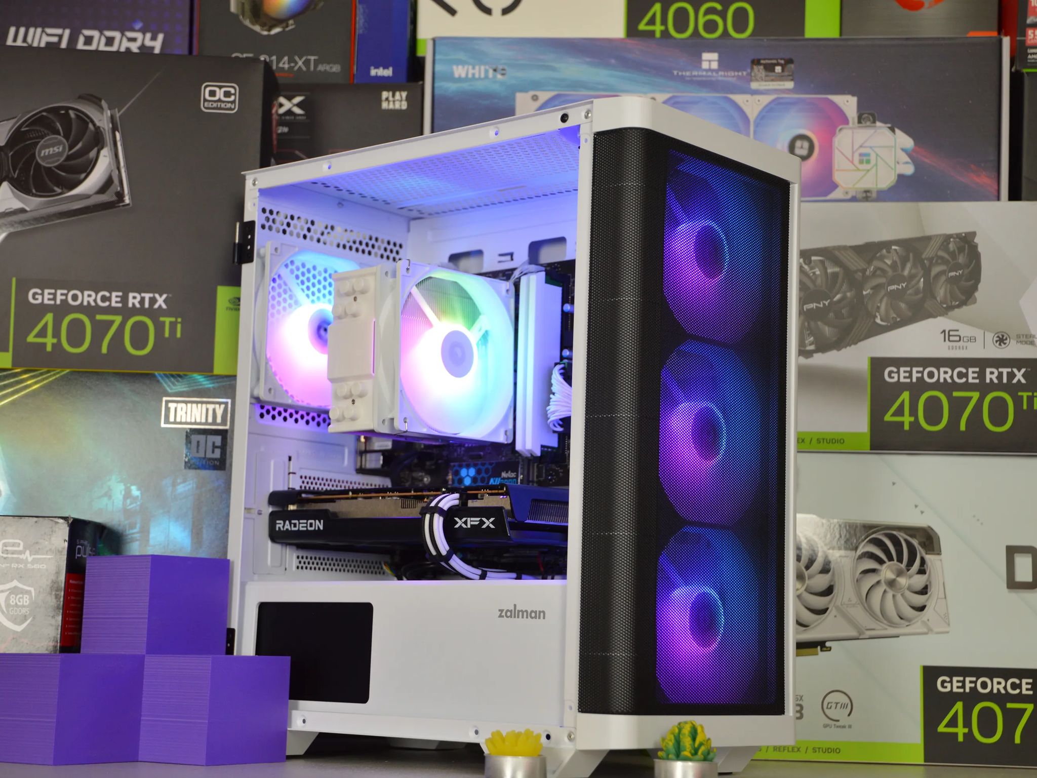 ❄️❄️| RX 6650XT 8GB | RYZEN 5 3600 | 16GB DDR4 RAM | 1TB NVME SSD | Icy Snow |