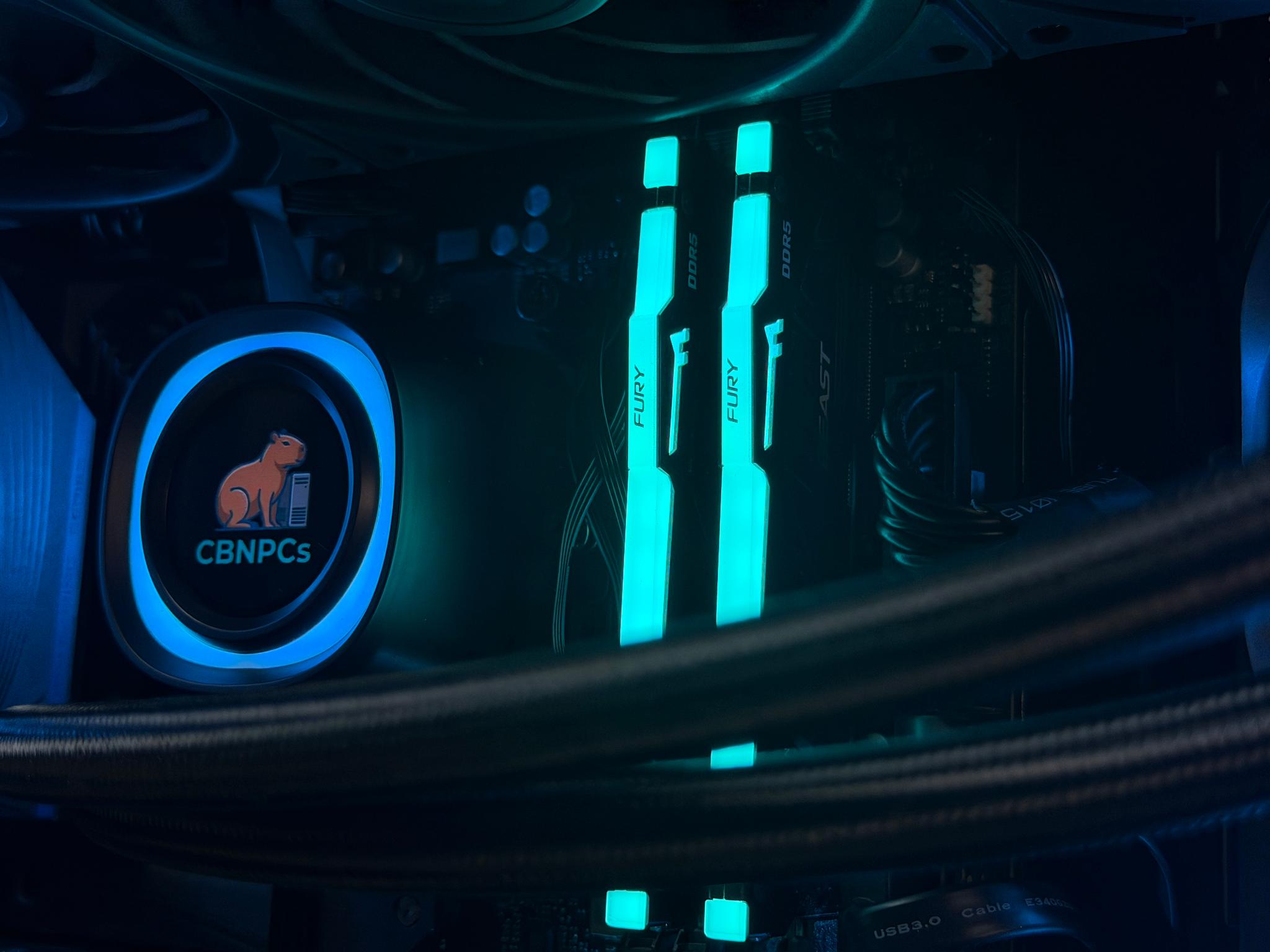 ♠️⚡🗡️ Black Gaming PC | Ryzen 5 9600x, RTX 5060 Ti, 16GB RAM, 1TB SSD, | CUSTOMIZABLE LCD SCREEN