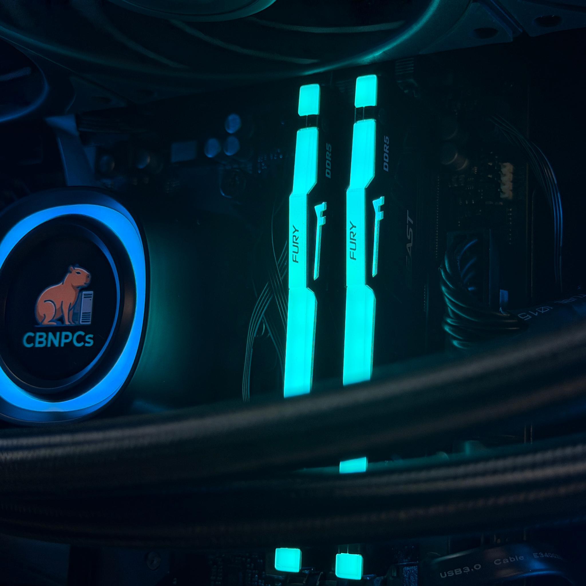 ♠️⚡🗡️ Black Gaming PC | Ryzen 5 9600x, RTX 5060 Ti, 16GB RAM, 1TB SSD, | CUSTOMIZABLE LCD SCREEN