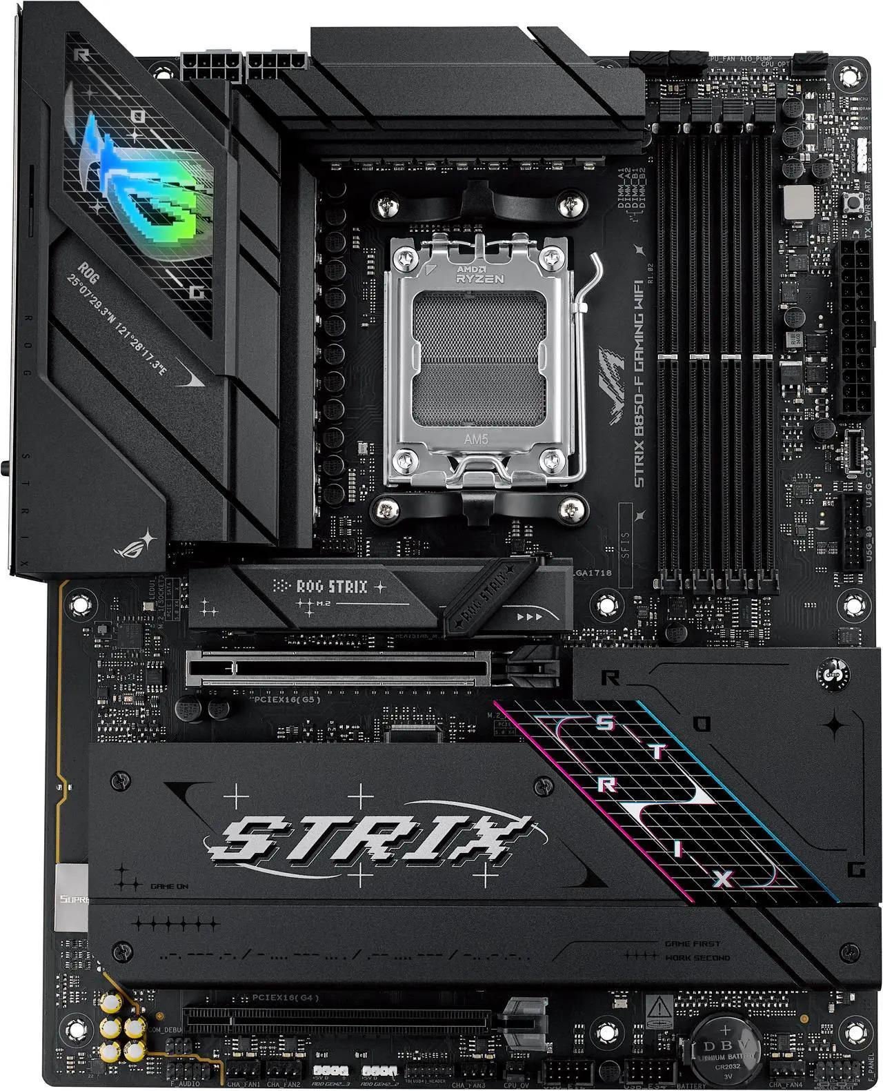 ASUS ROG STRIX B850-F GAMING WIFI AMD AM5 ATX DDR5 Desktop Motherboard