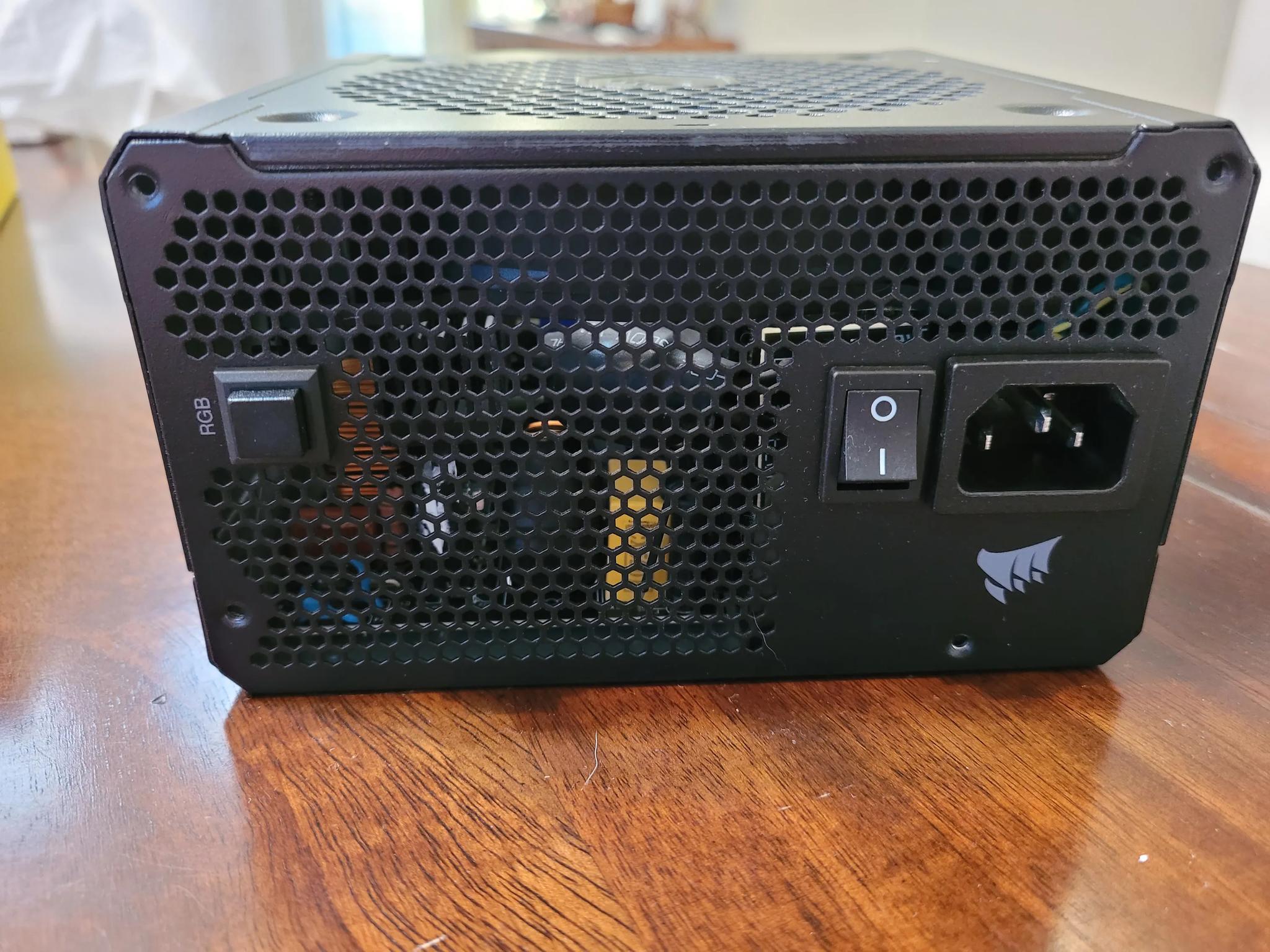 Corsair CX550F 550W 80+ Bronze Certified Fully Modular ATX RGB Series Power Supply (Black)
