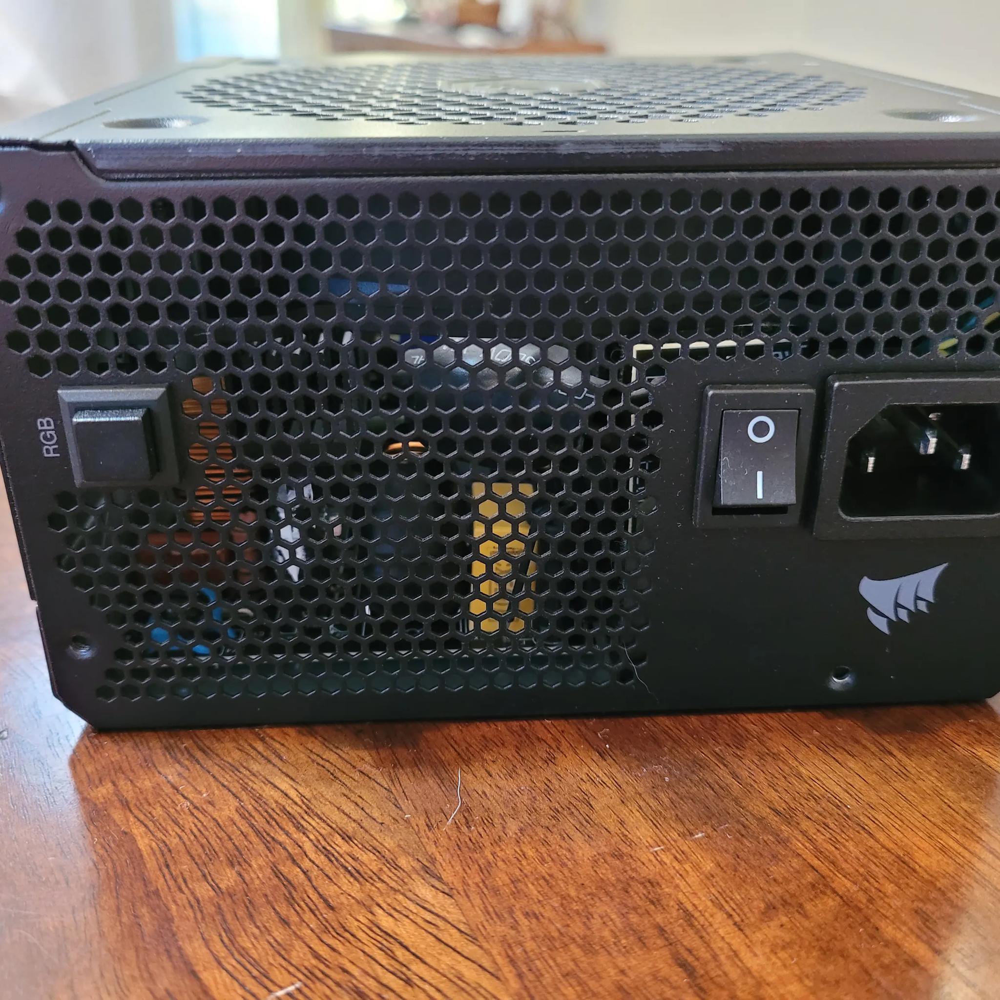 Corsair CX550F 550W 80+ Bronze Certified Fully Modular ATX RGB Series Power Supply (Black)