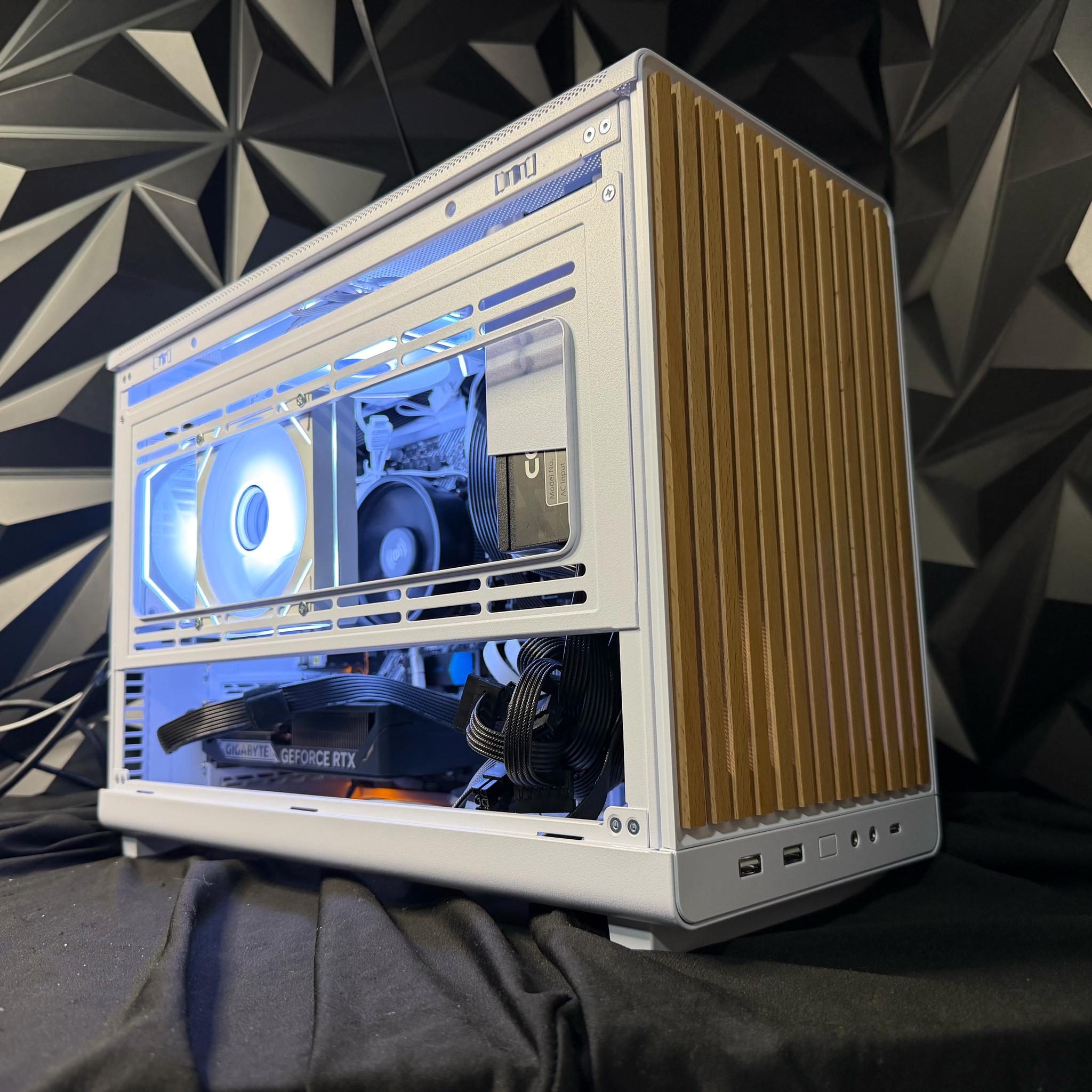 🤍🌲 WHITE WOOD 5560 🌲🤍Ryzen 5 5500| RTX 5060| 16 GB DDR4| 1.25 TB NVMe| 650W PSU