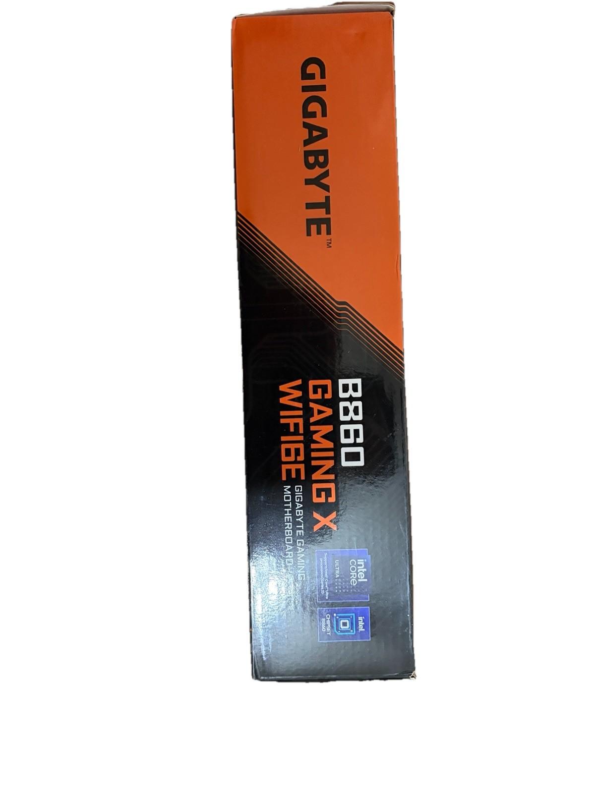 GIGABYTE B860 Gaming X WiFi6E LGA 1851 DDR5 ATX Motherboard Intel White Open Box