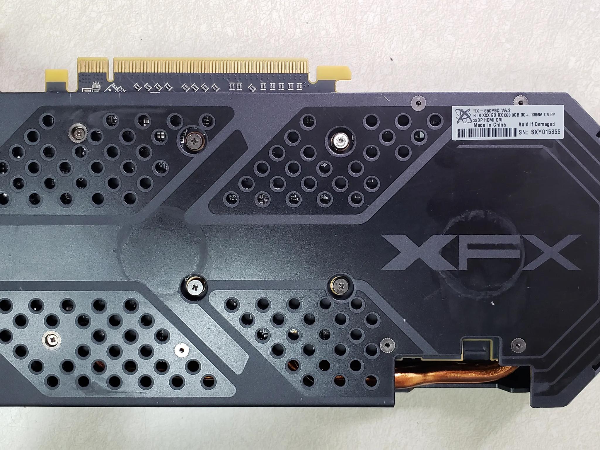 XFX RX 580 Graphics card with 8gb memroy
