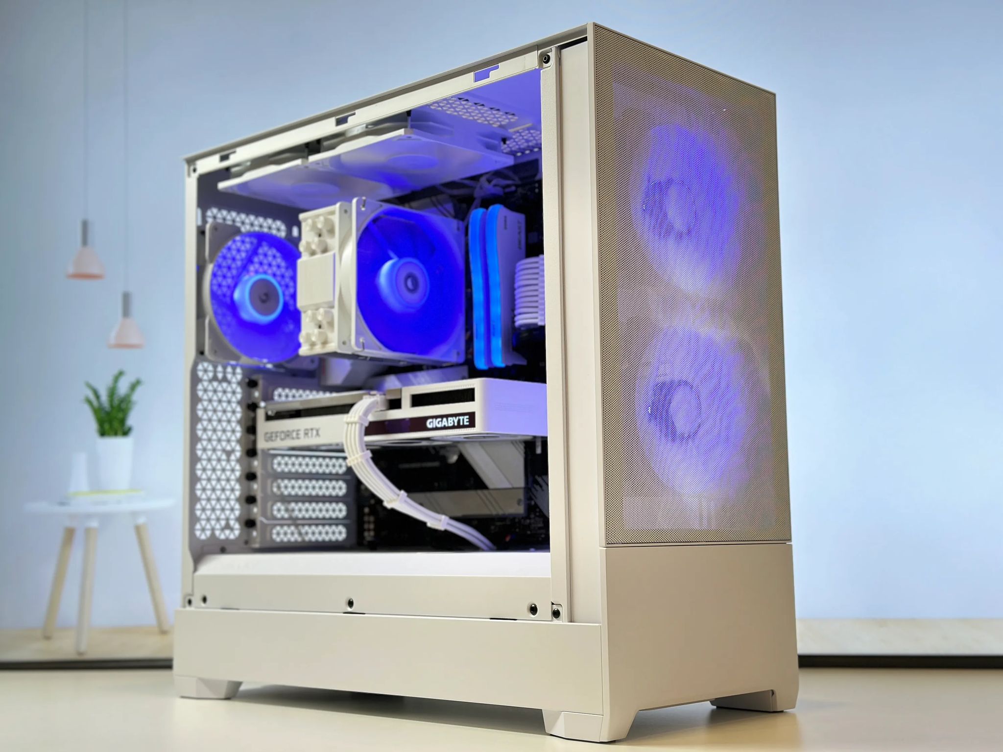 🌨️⚪Whiteout🌨️⚪-Gaming PC-Nvidia RTX 3060 12GB-AMD Ryzen 5 5500-16GB DDR4 -1TB NVME