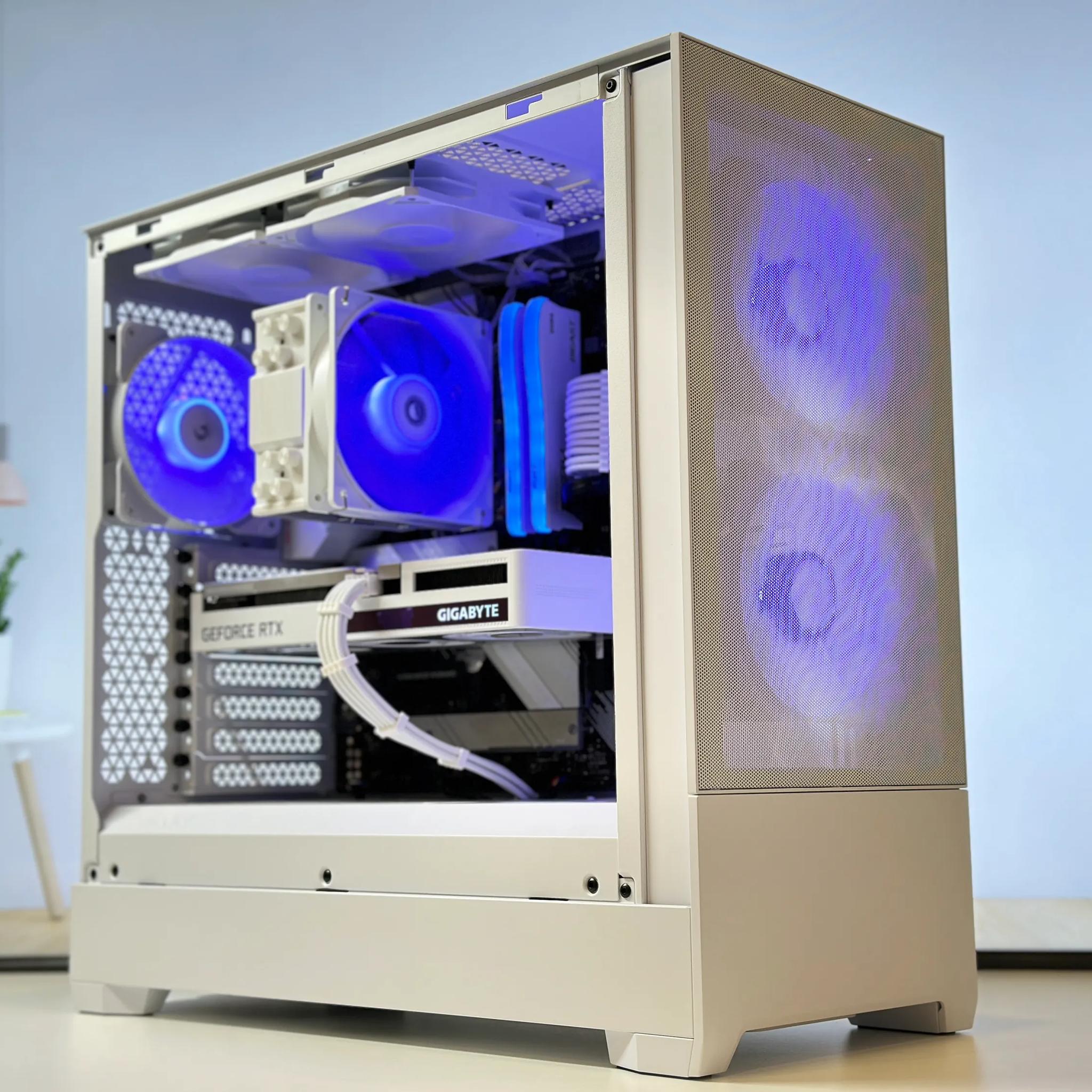 🌨️⚪Whiteout🌨️⚪-Gaming PC-Nvidia RTX 3060 12GB-AMD Ryzen 5 5500-16GB DDR4 -1TB NVME
