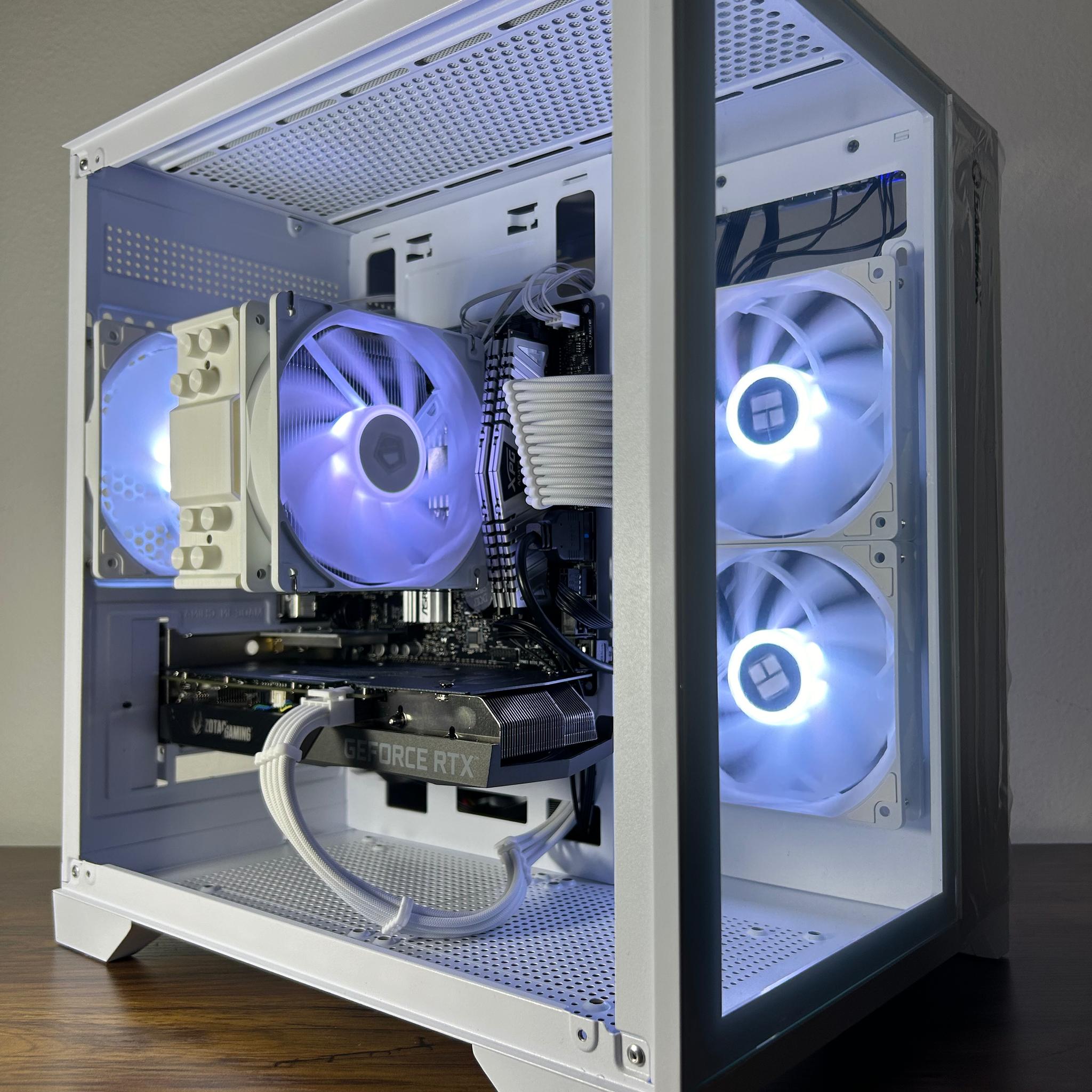 Beast White Gaming PC (RTX 3060, i7)