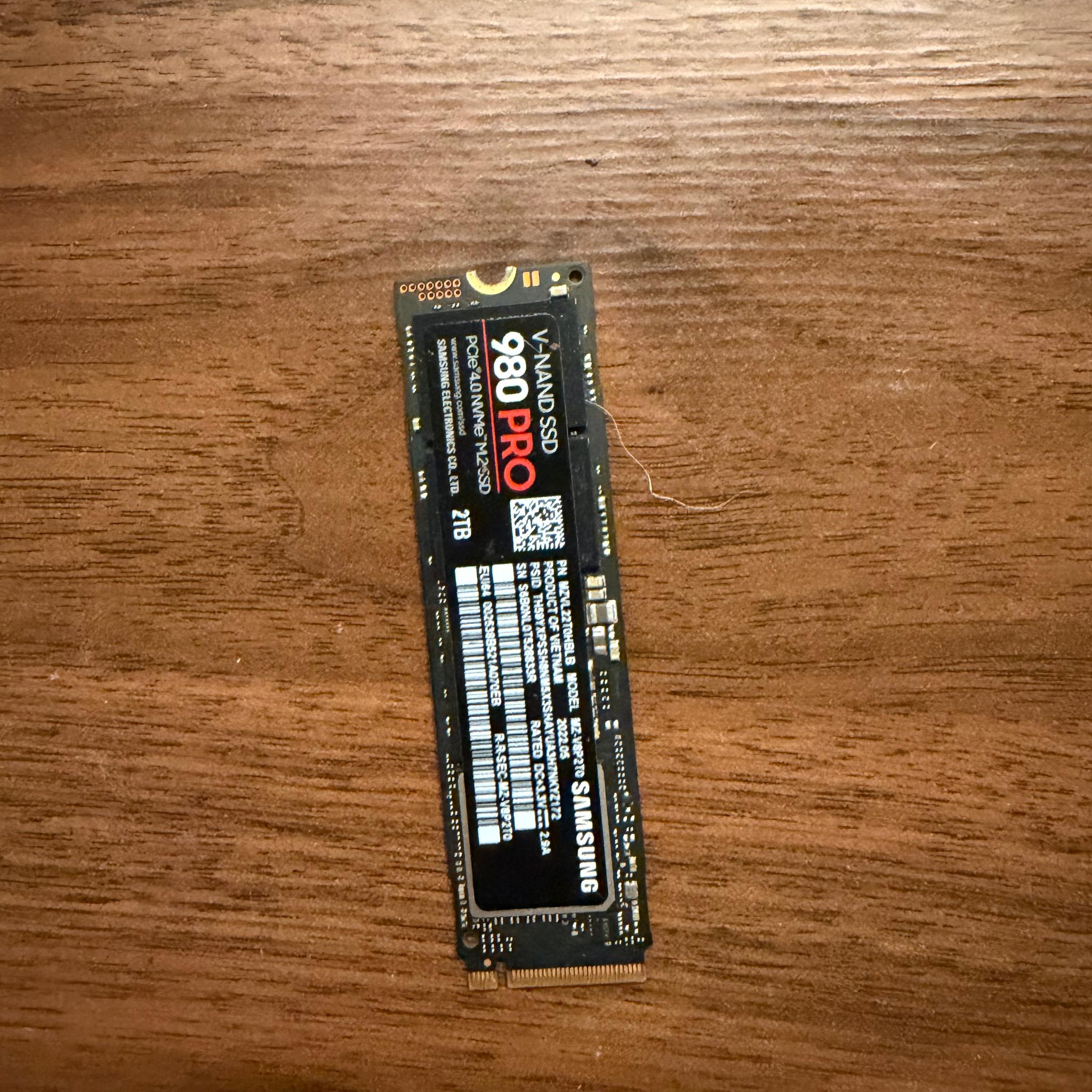 Samsung 990 Pro 2tb