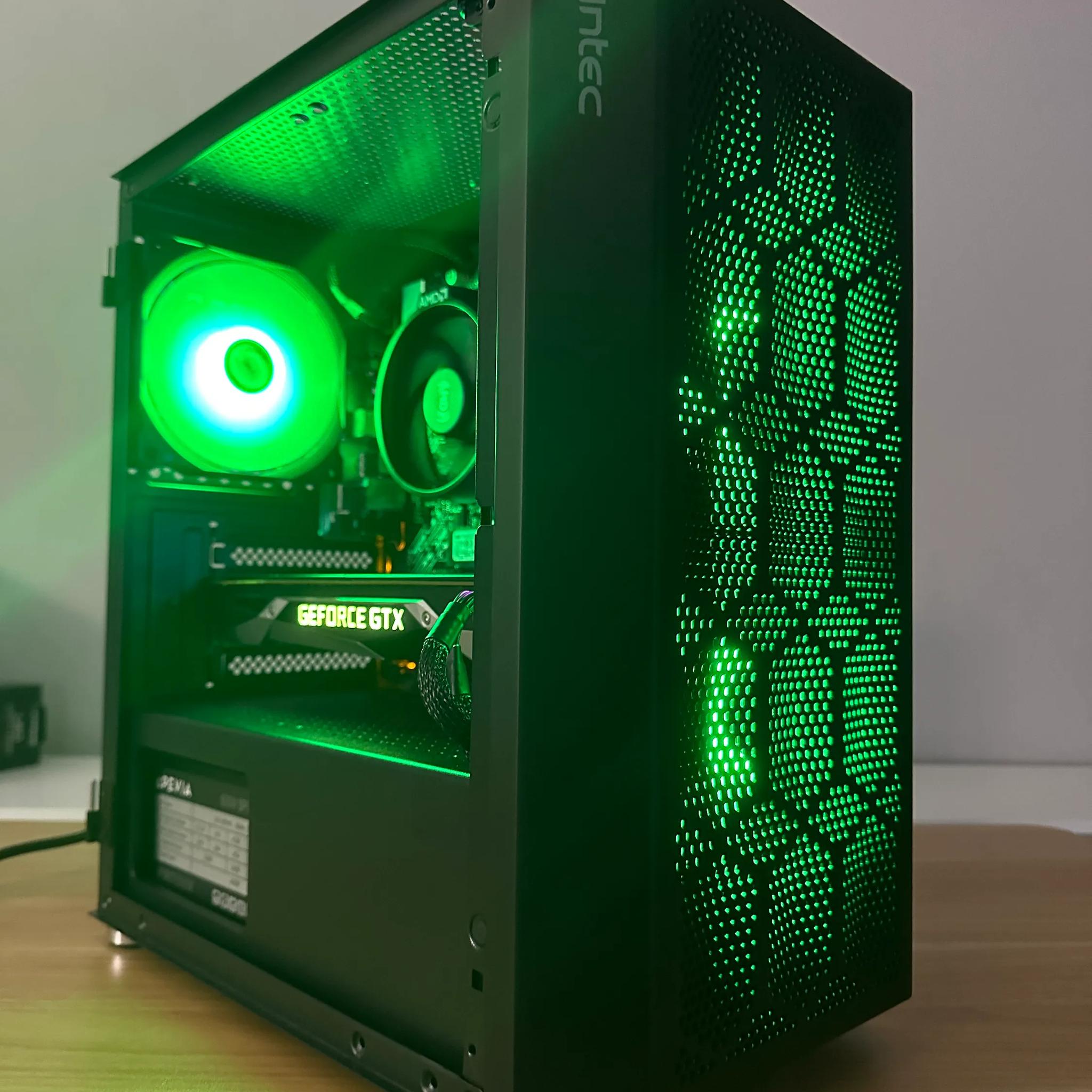GTX 1070 8gb + Ryzen 2600 Custom Gaming PC. Easy to upgrade!!