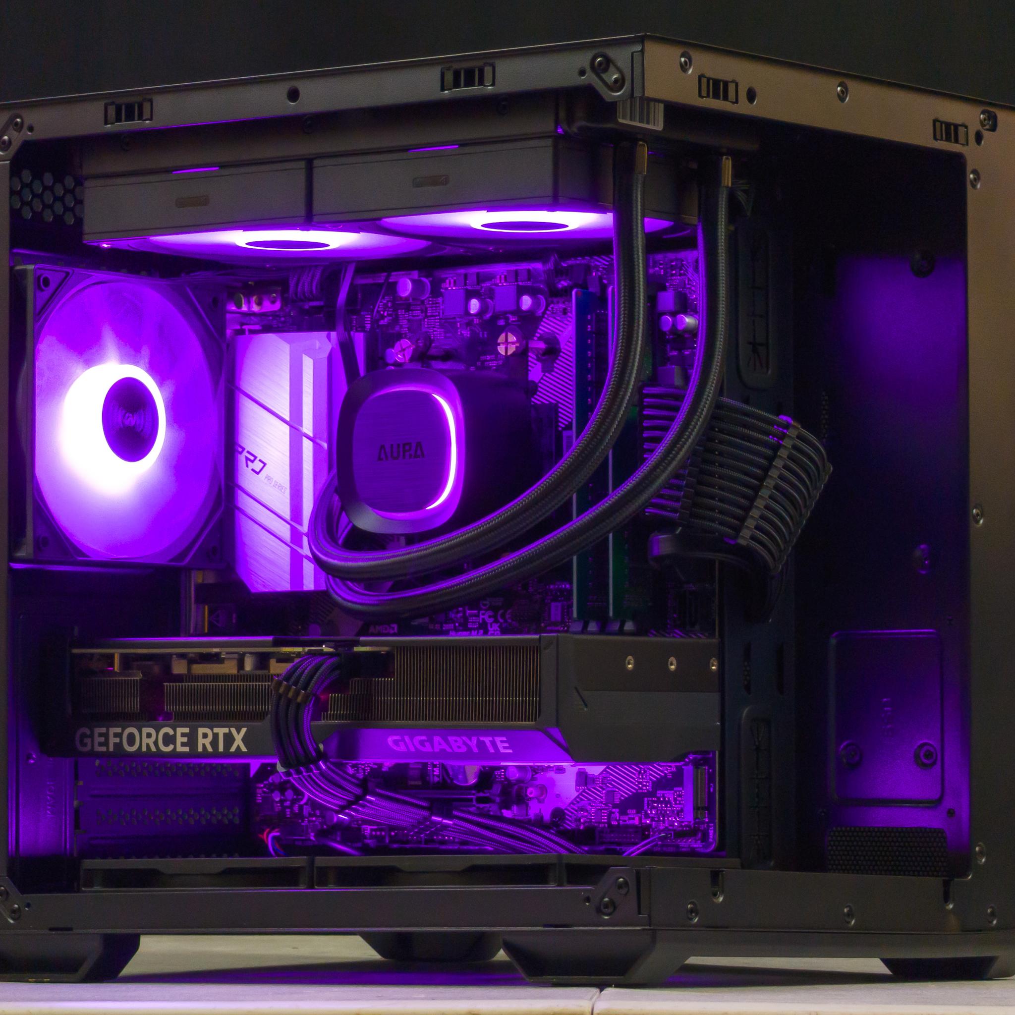 💜🖤 RTX 4070 / Ryzen 7 5800X / 32GB Gaming PC 💜🖤