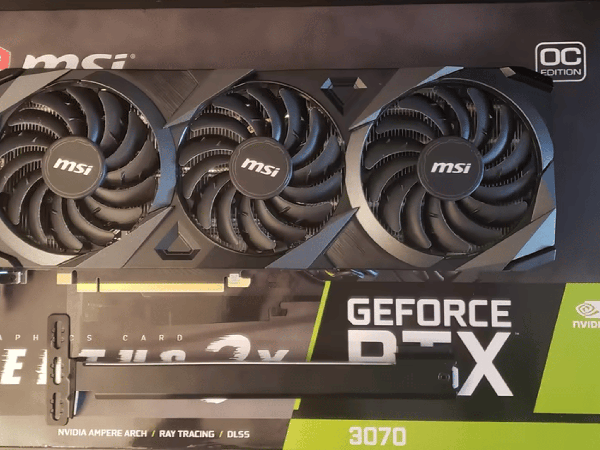 (USED) NVIDIA GeForce RTX 3070 VENTUS 3X OC BV 8GB GDDR6 PCI Express 4.0 Graphics Card
