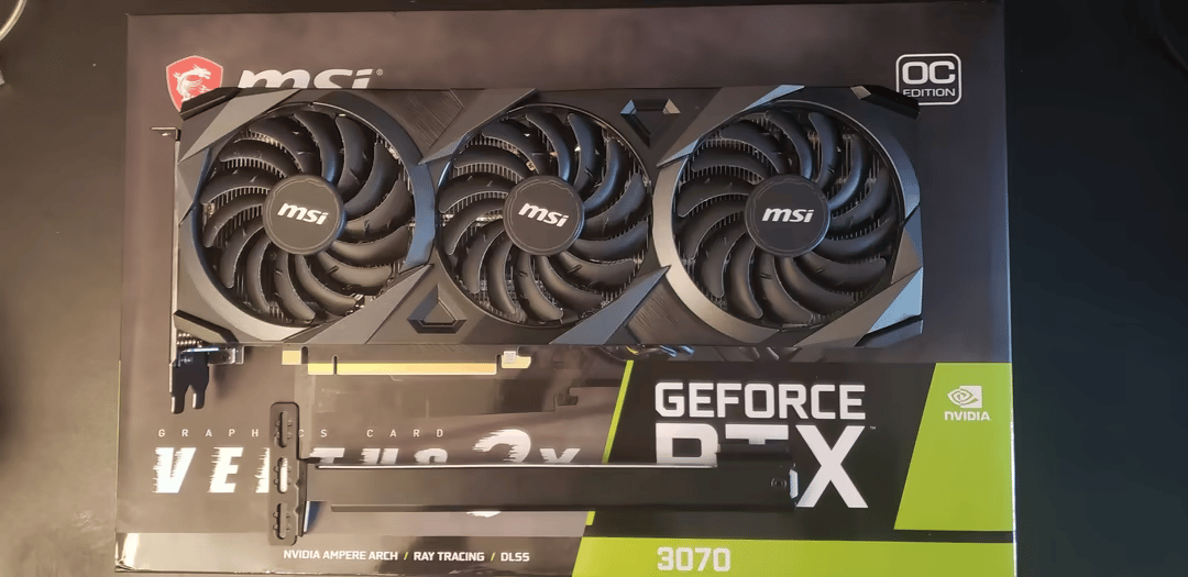 (USED) NVIDIA GeForce RTX 3070 VENTUS 3X OC BV 8GB GDDR6 PCI Express 4.0 Graphics Card