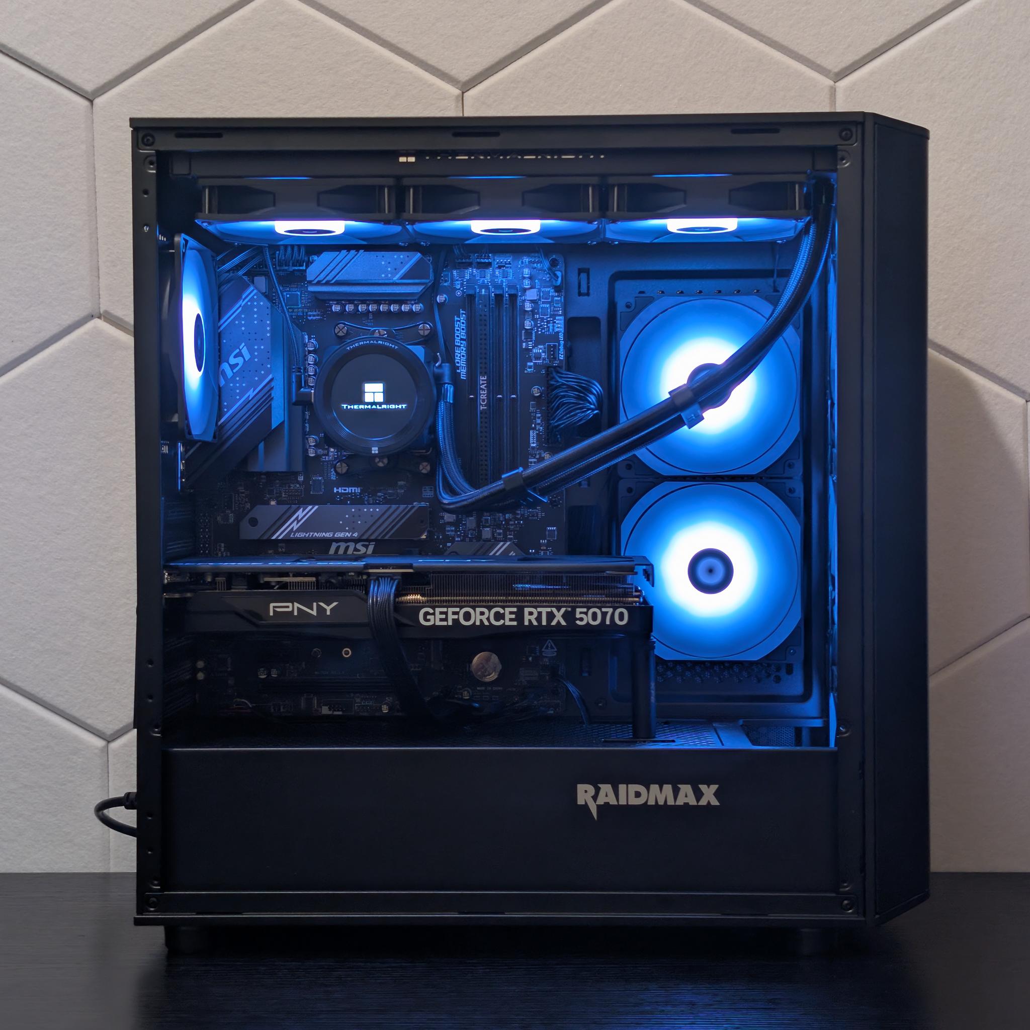 🐈‍⬛🔥1440p Gaming Beast | RTX 5070 | Ryzen 5 7600X | 1TB SSD | 32GB RAM | WiFi 6 & Bluetooth🔥🐈‍⬛