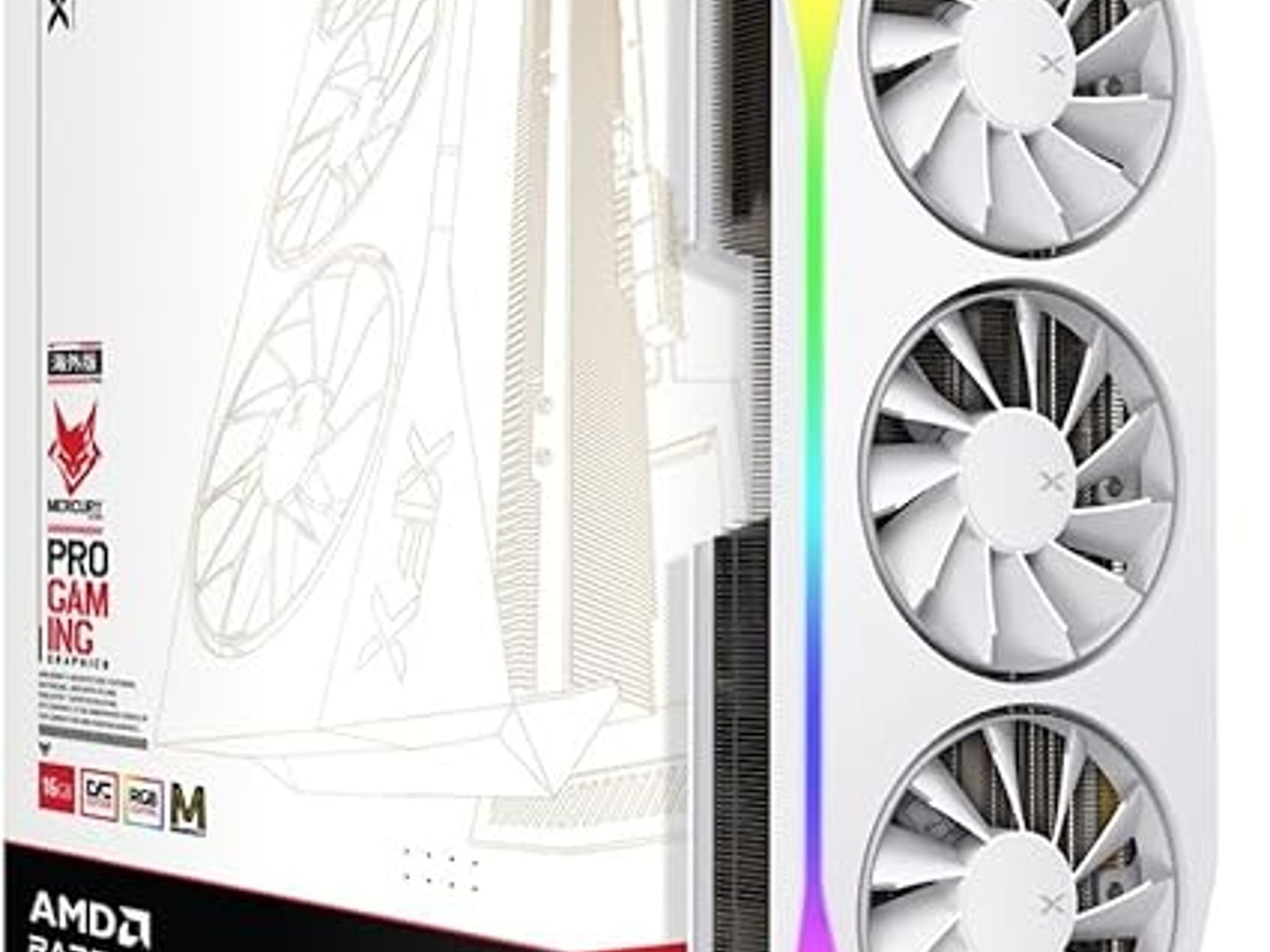 XFX RX 9070XT Magnetic White OC
