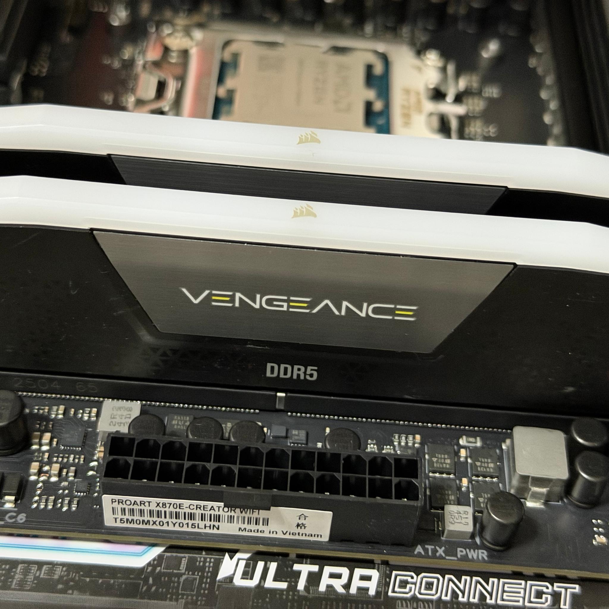 Asus x870e ProArt Ryzen 9950x 96db DDR5 bundle