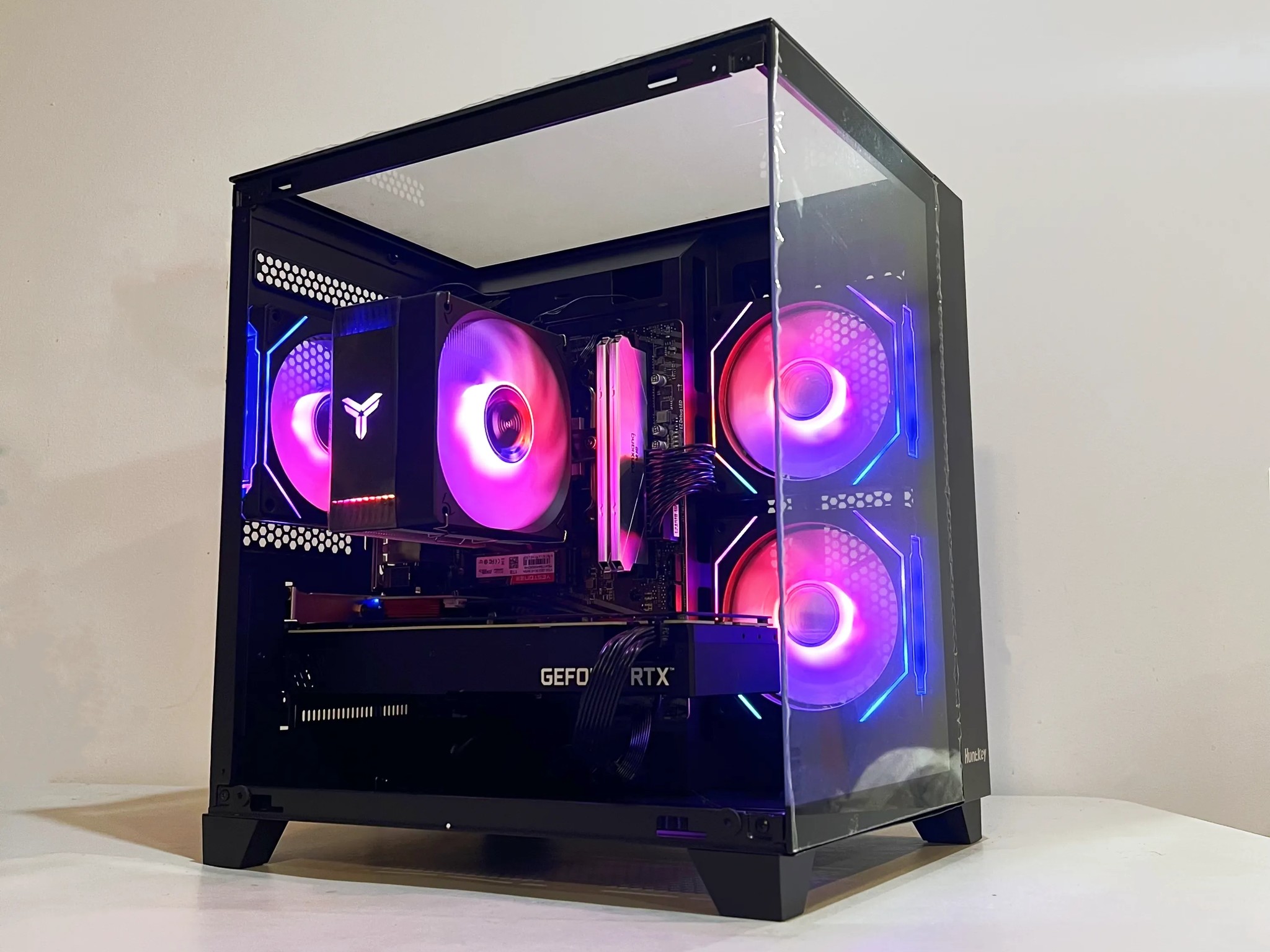🔥For Sale🔥 RTX 3060Ti 8G|R5-5600|1TB M.2|16GB RAM|ARGB Fans|WIFI||DepxTech Pre-Built PC
