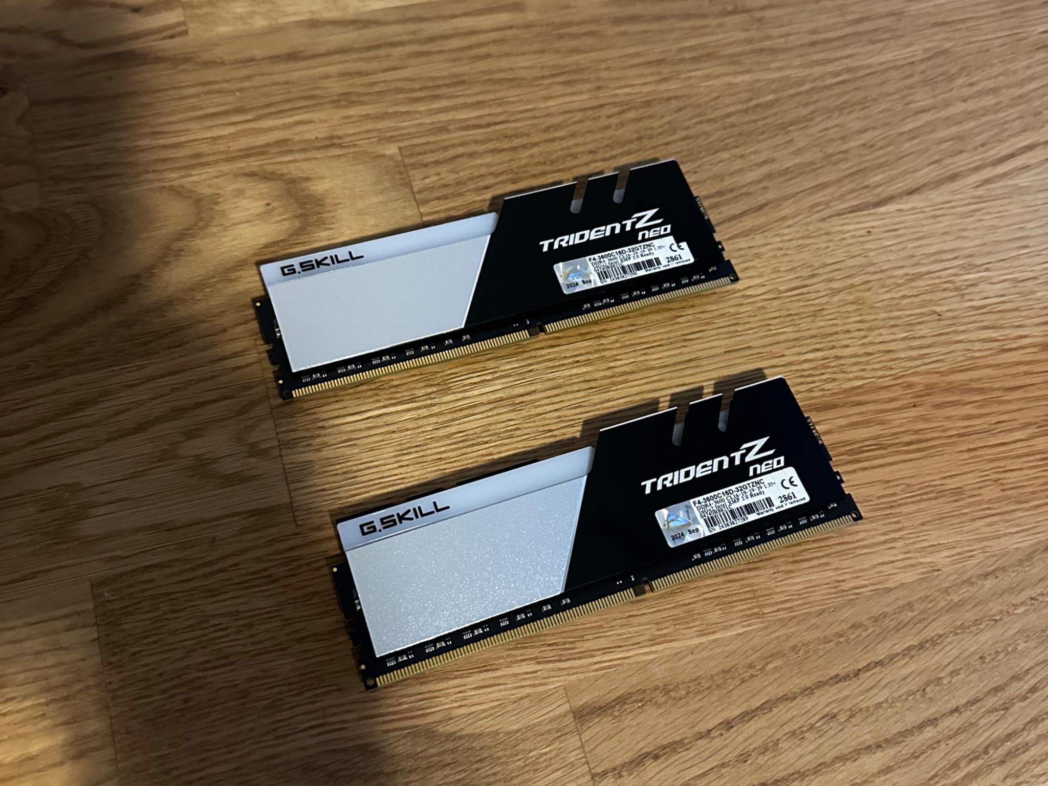 TridentZ Neo 32gb DDR4 3600