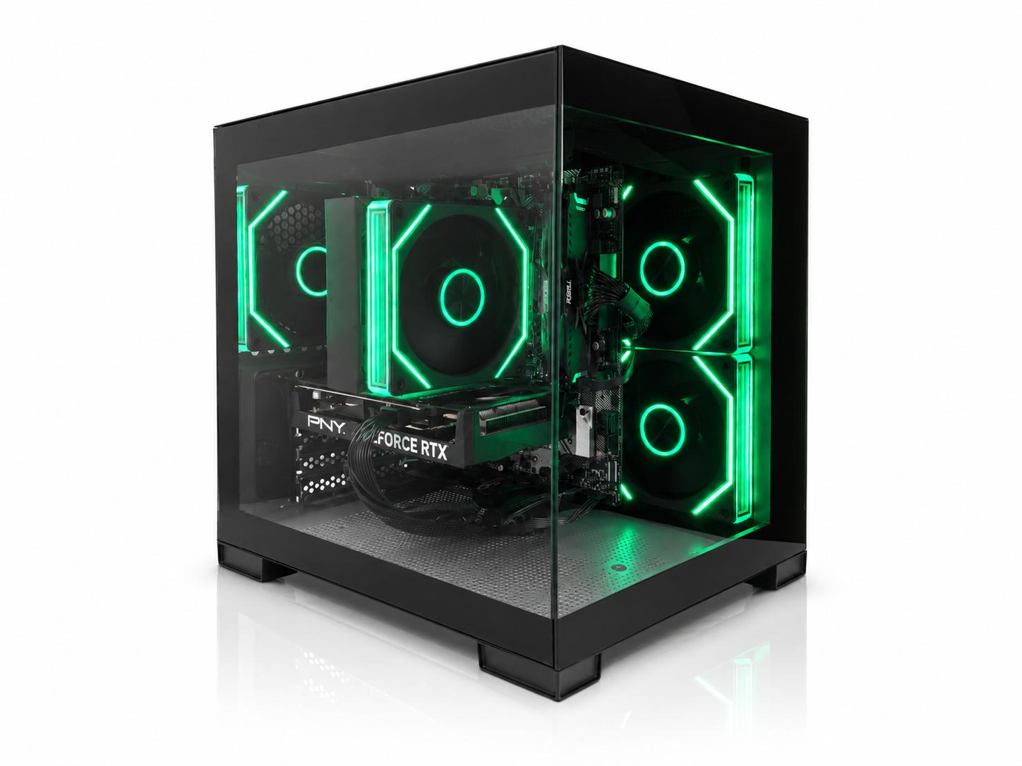 HIGH FPS CUBEX Gaming PC | RTX 4060 OC 8GB | Ryzen 5 5500 | 16GB RAM | 1TB SSD