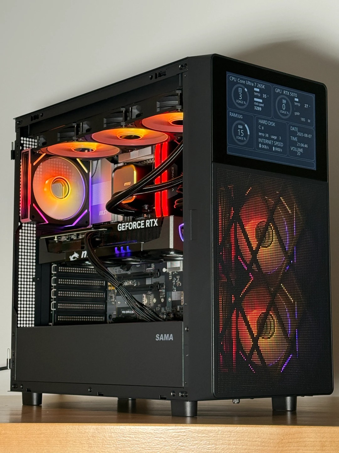 RTX 5070 Intel Core Ultra 7 265k Gaming PC | Jawa