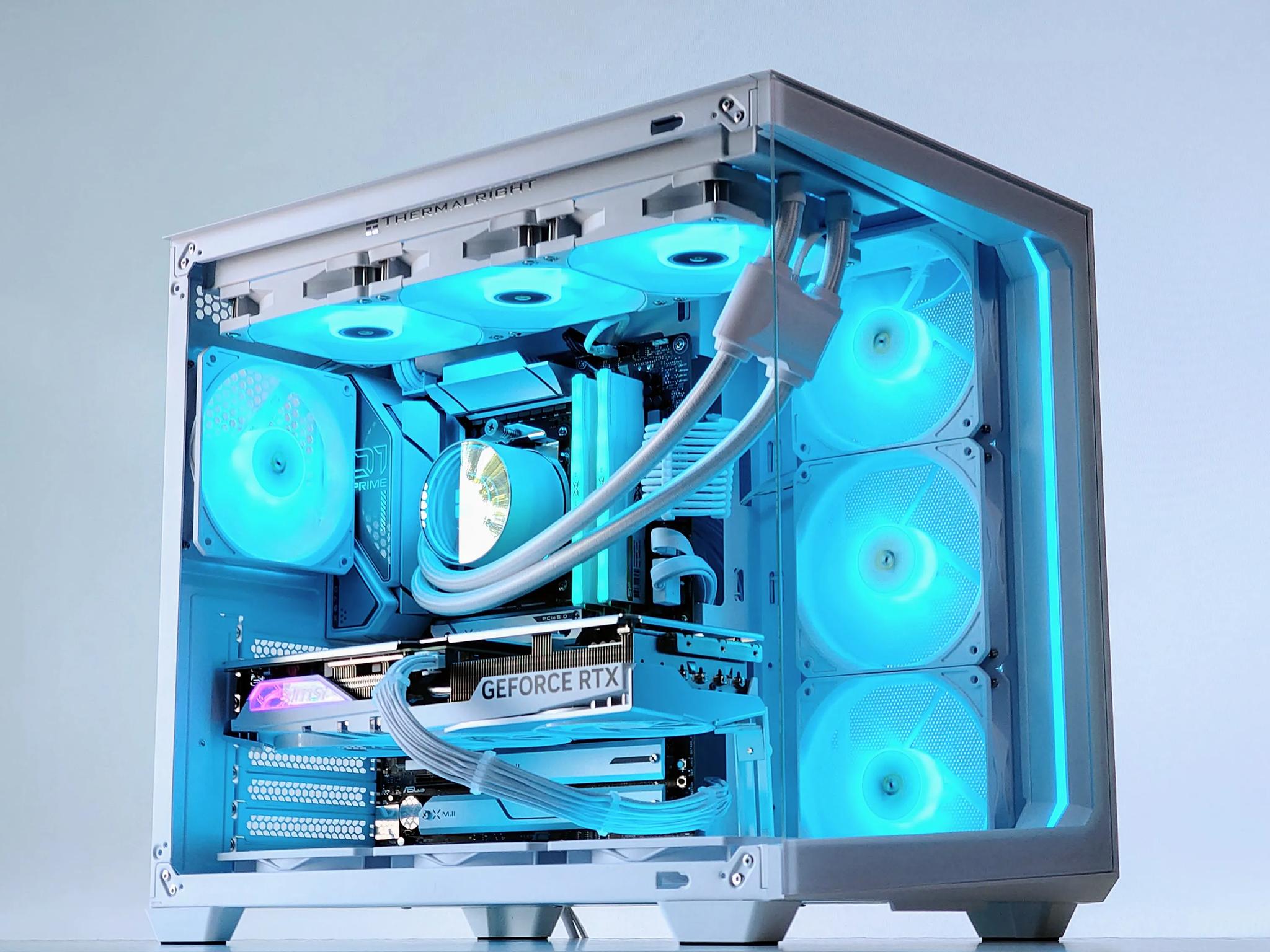 🌬️🧊🐧🥶Iceberg||💧Liquid Cooled Gaming PC❄️Nvidia RTX 4070 Ti 12GB❄️AMD Ryzen 7 7700❄️32GB DDR5❄️ 2TB