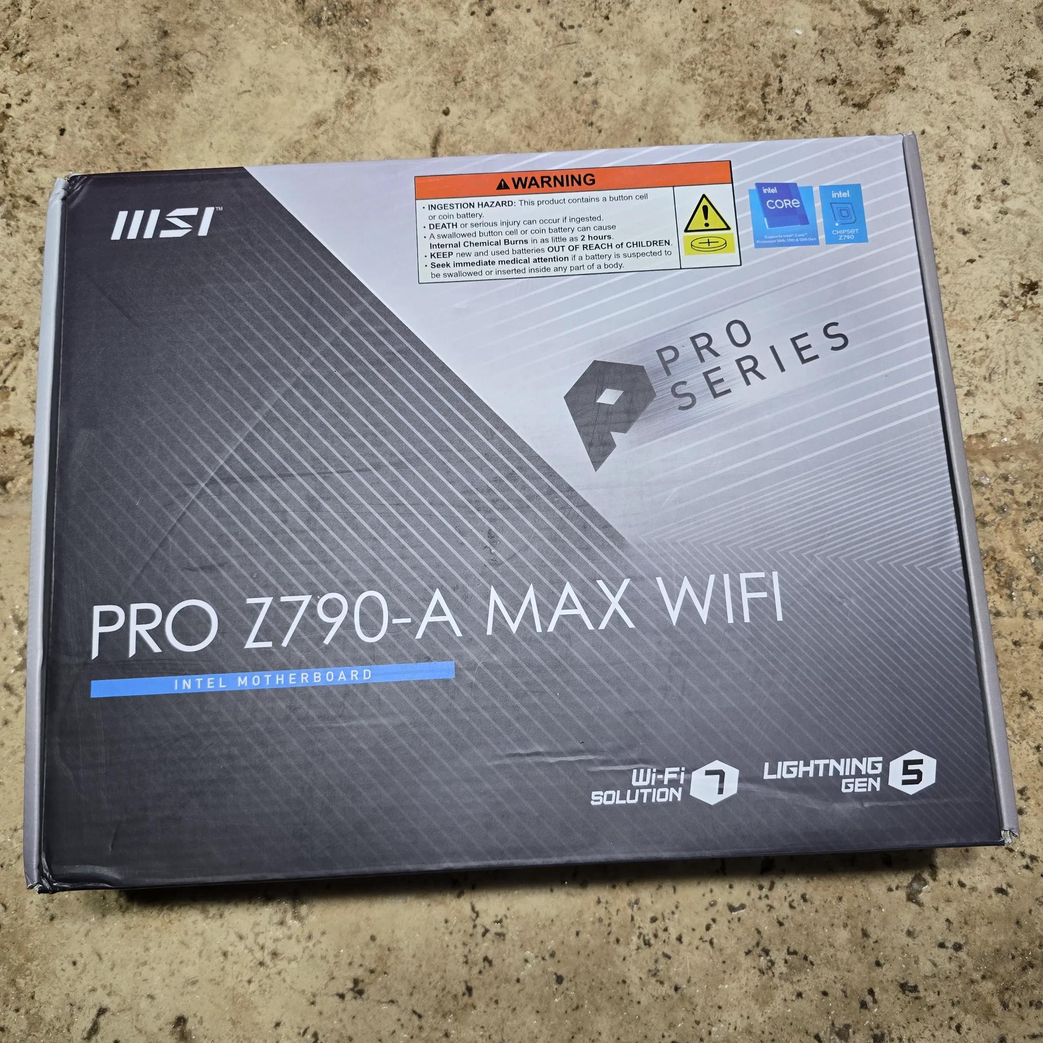 MSI PRO Z790-A MAX WIFI Motherboard Z 790 LGA1700 1700