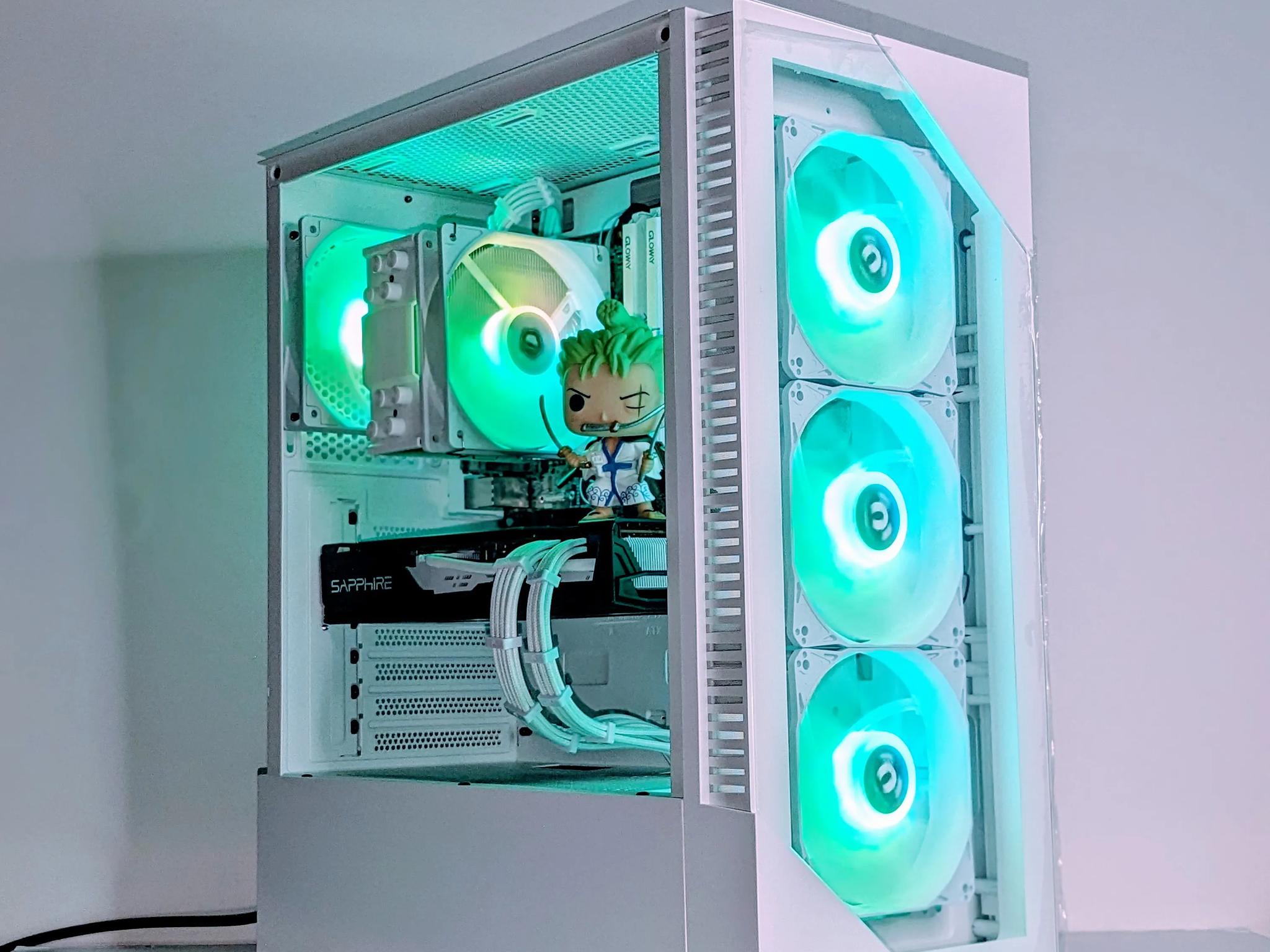 💚⚔️🗡️Roronoa Zoro⚪️RX 5700XT(equal to RTX3060)⚪️16GB Gloway DDR4⚪️1TB NVMe SSD⚪️ Windows 11 Pro