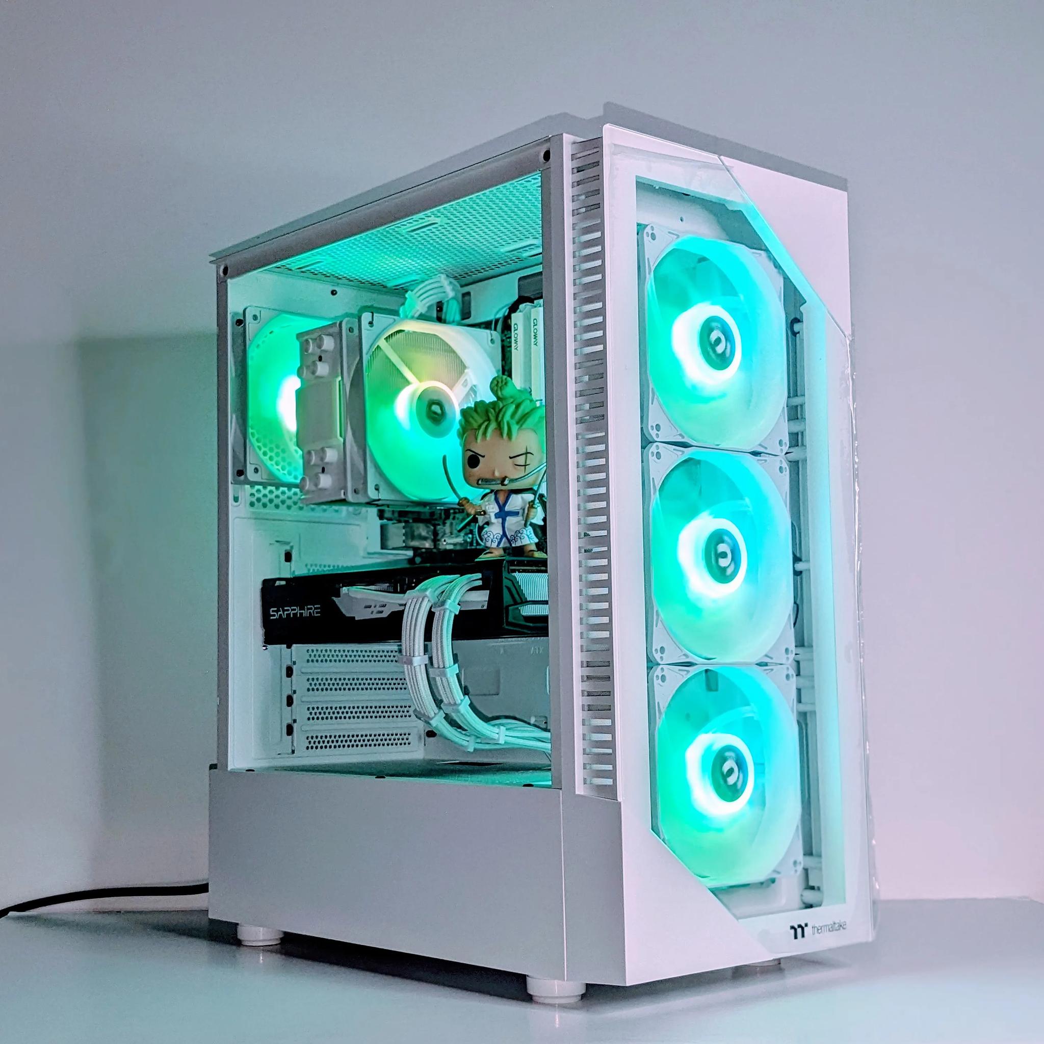 💚⚔️🗡️Roronoa Zoro⚪️RX 5700XT(equal to RTX3060)⚪️16GB Gloway DDR4⚪️1TB NVMe SSD⚪️ Windows 11 Pro