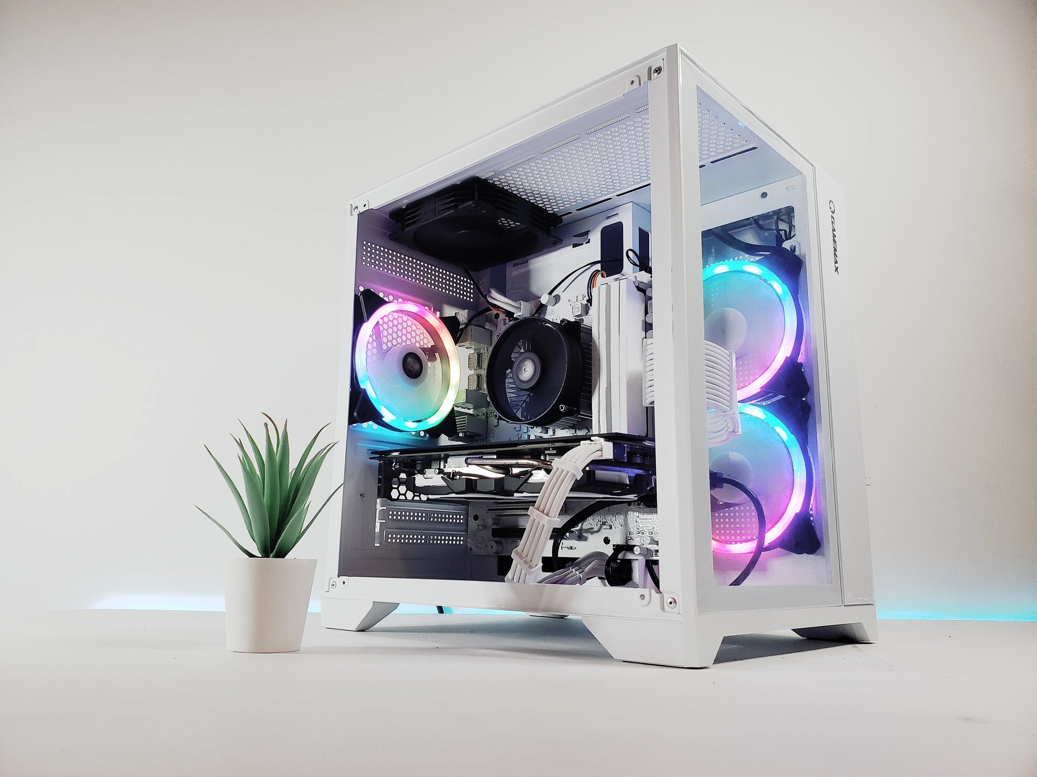 i7 Value Gaming PC | ⚙️RX580 | All White✨ |