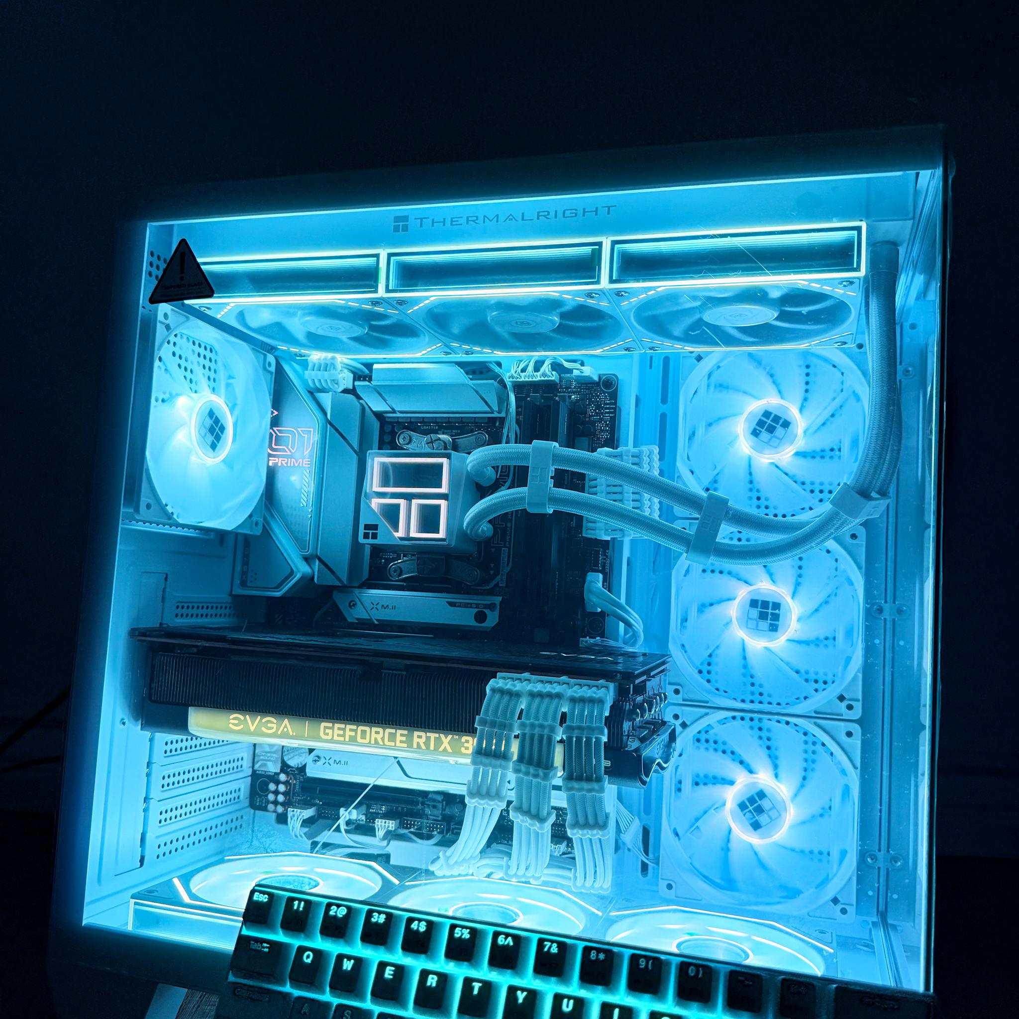 🔥 White RTX 3080 10GB Gaming PC | Ryzen 9 7900X | 32GB DDR5 RGB 🔥