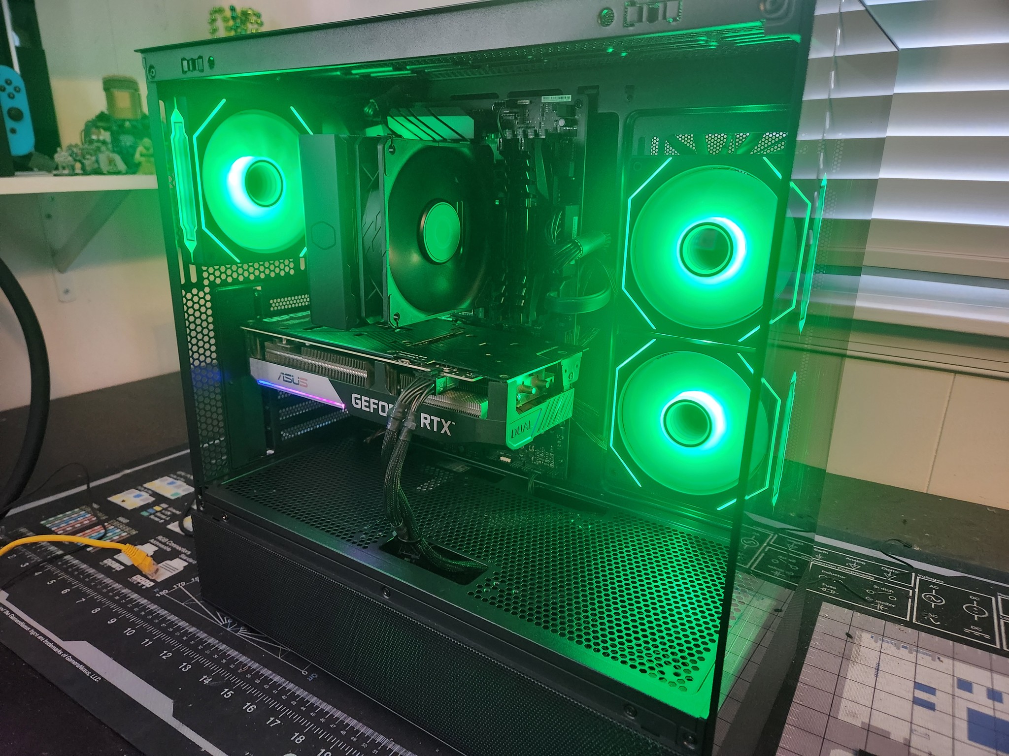 THE GREEN MONSTER IV Sleek RTX 3060TI GAMING/ STREAMING PC