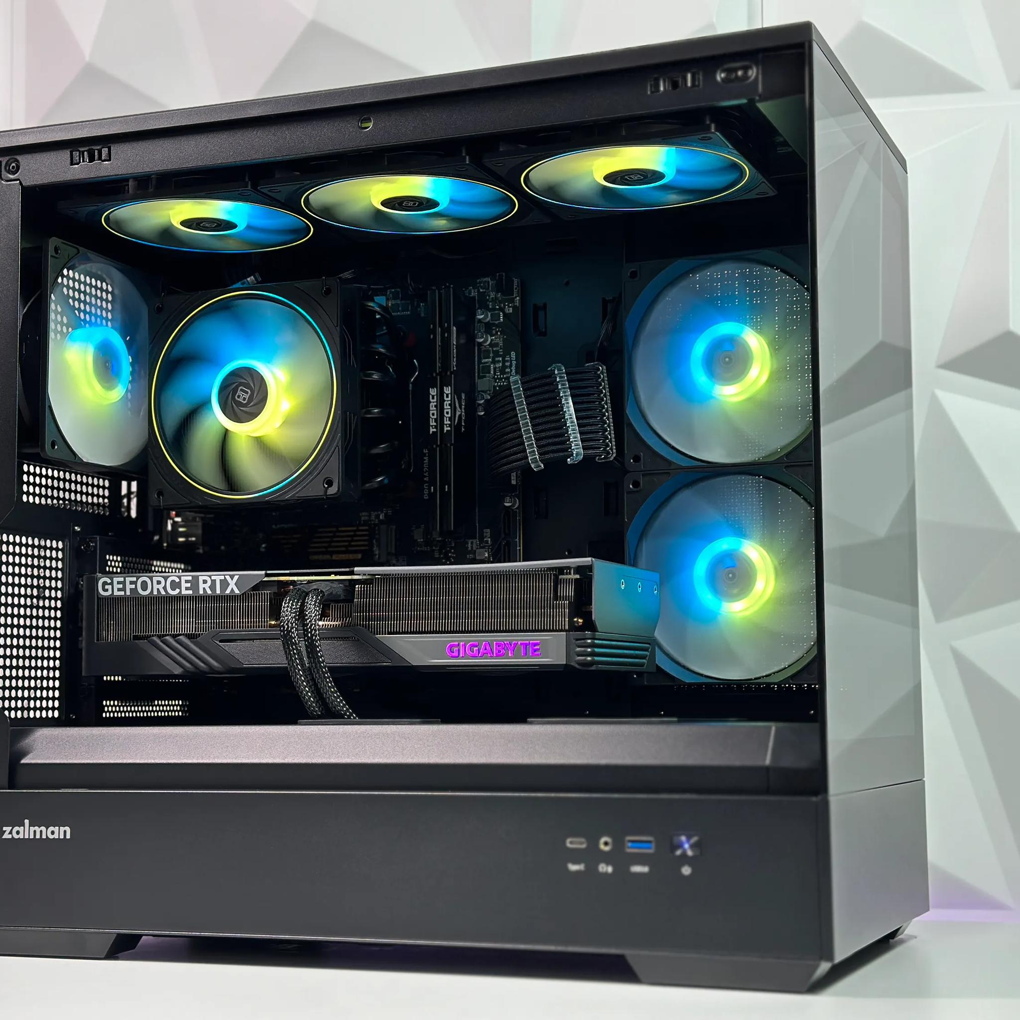 🌌🌑Dark Nebula Gaming PC🔭Nvidia RTX 4070 12GB🔭Ryzen 5 7500F🔭32GB DDR5🔭1TB NVME GEN4